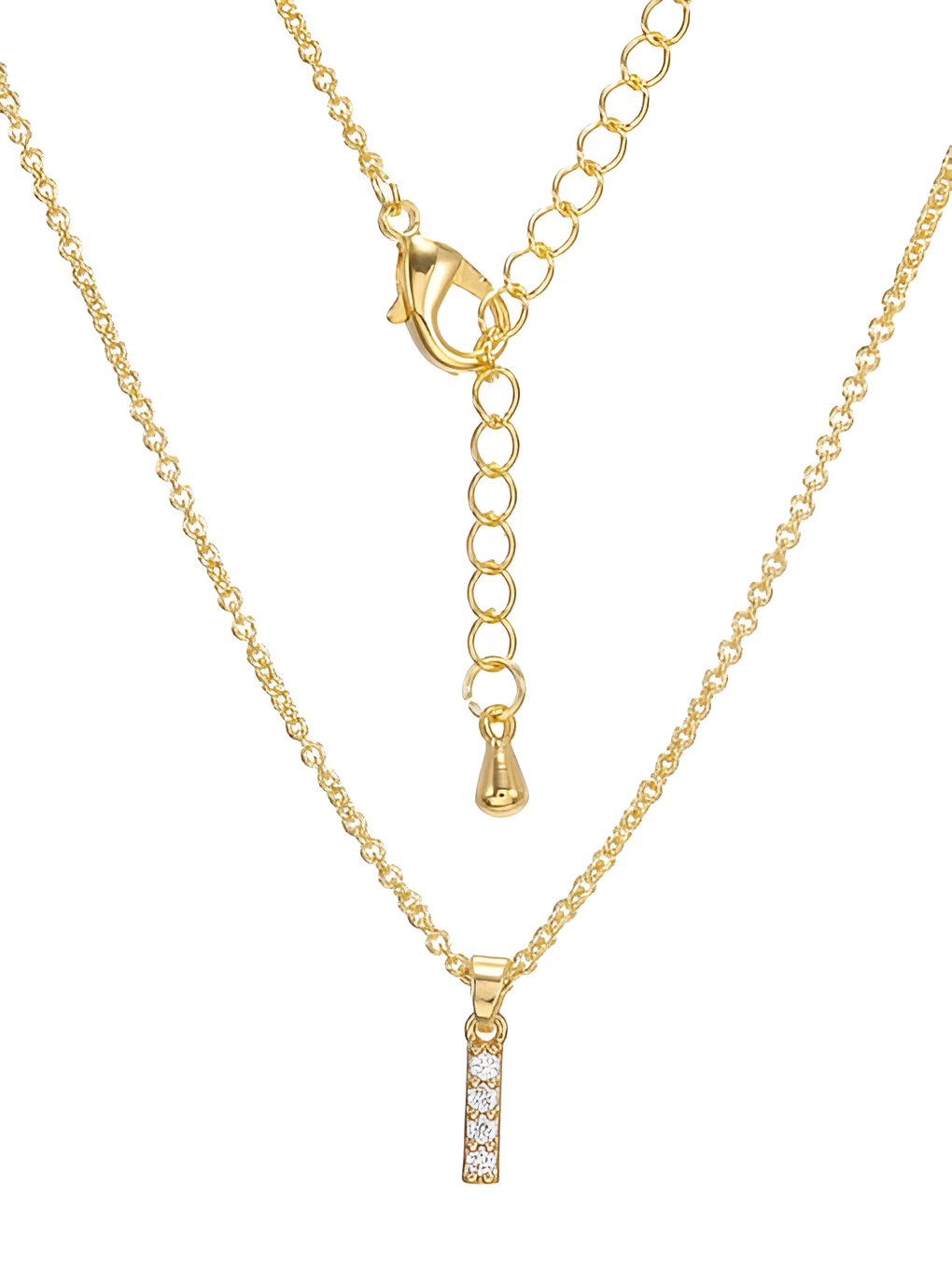 I Stras Letter Necklace - Tilbehør
