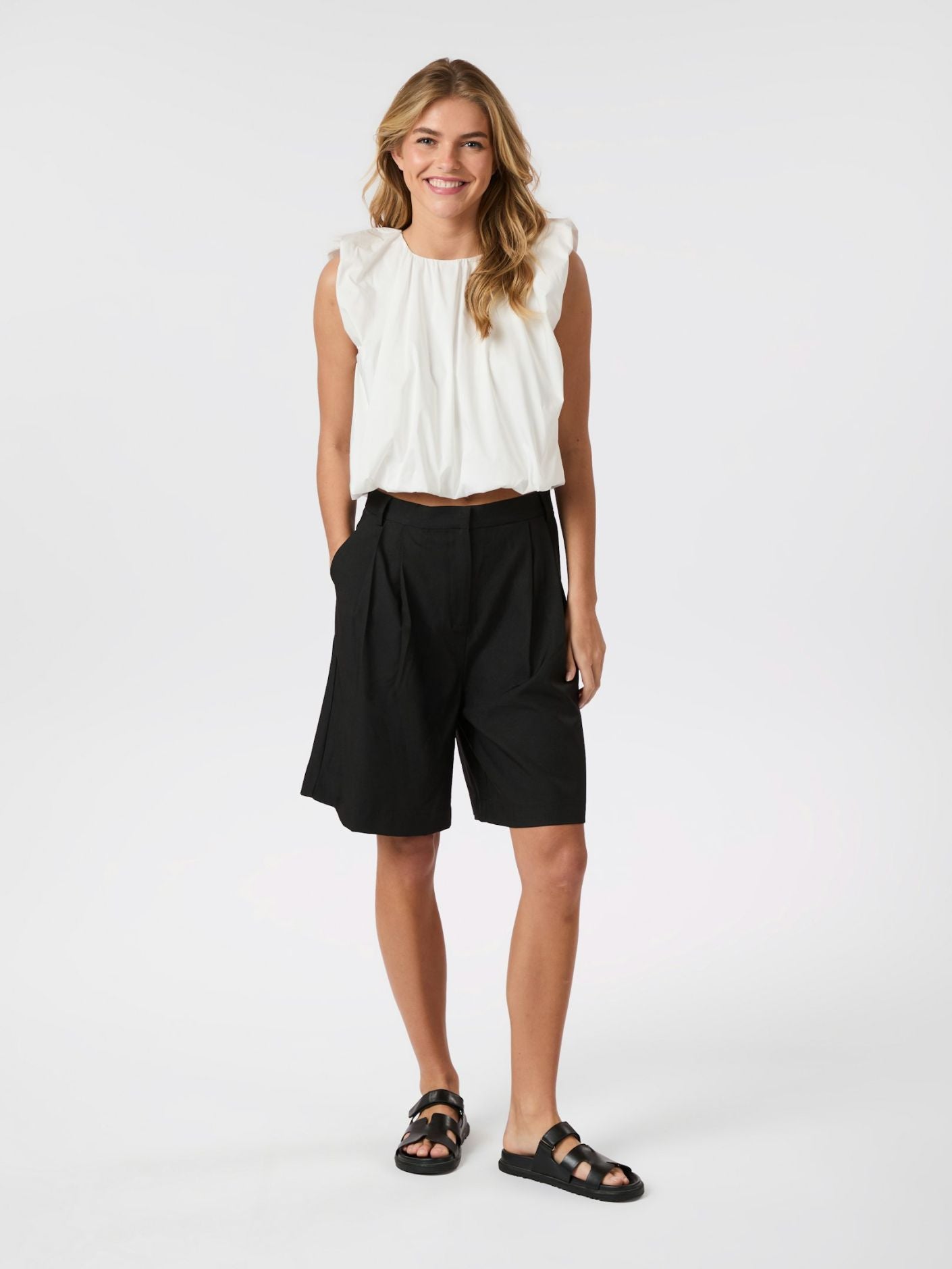 Ivania Poplin Top - Overdeler