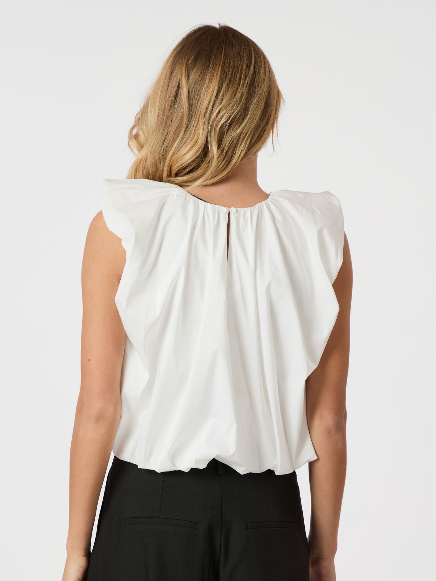 Ivania Poplin Top - Overdeler