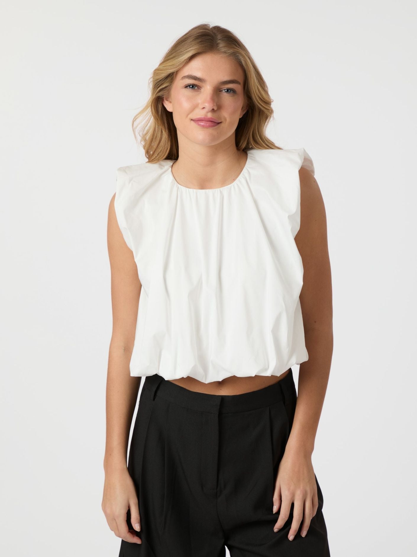 Ivania Poplin Top - Overdeler