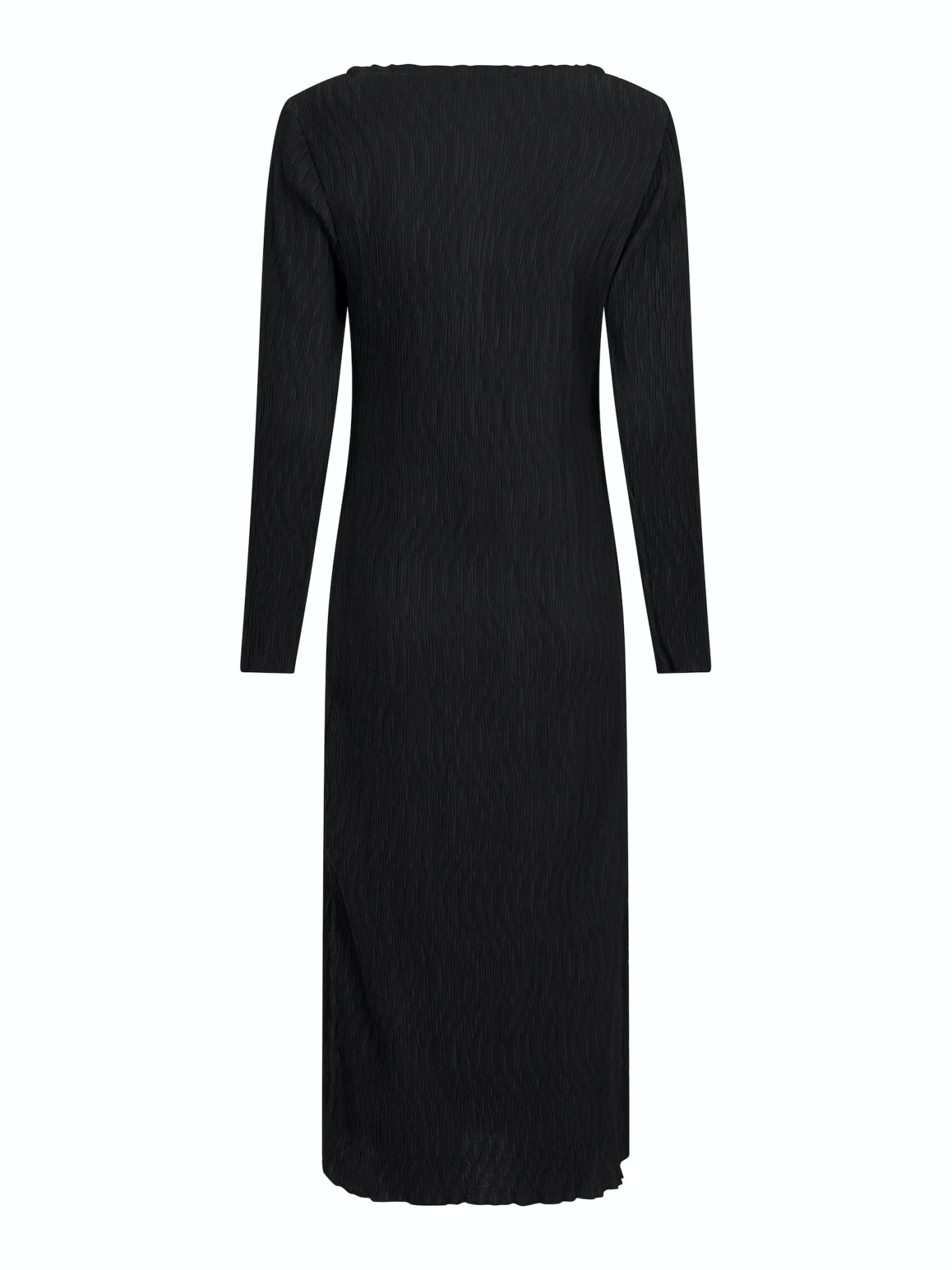 Janine Solid Plisse Dress - Kjoler