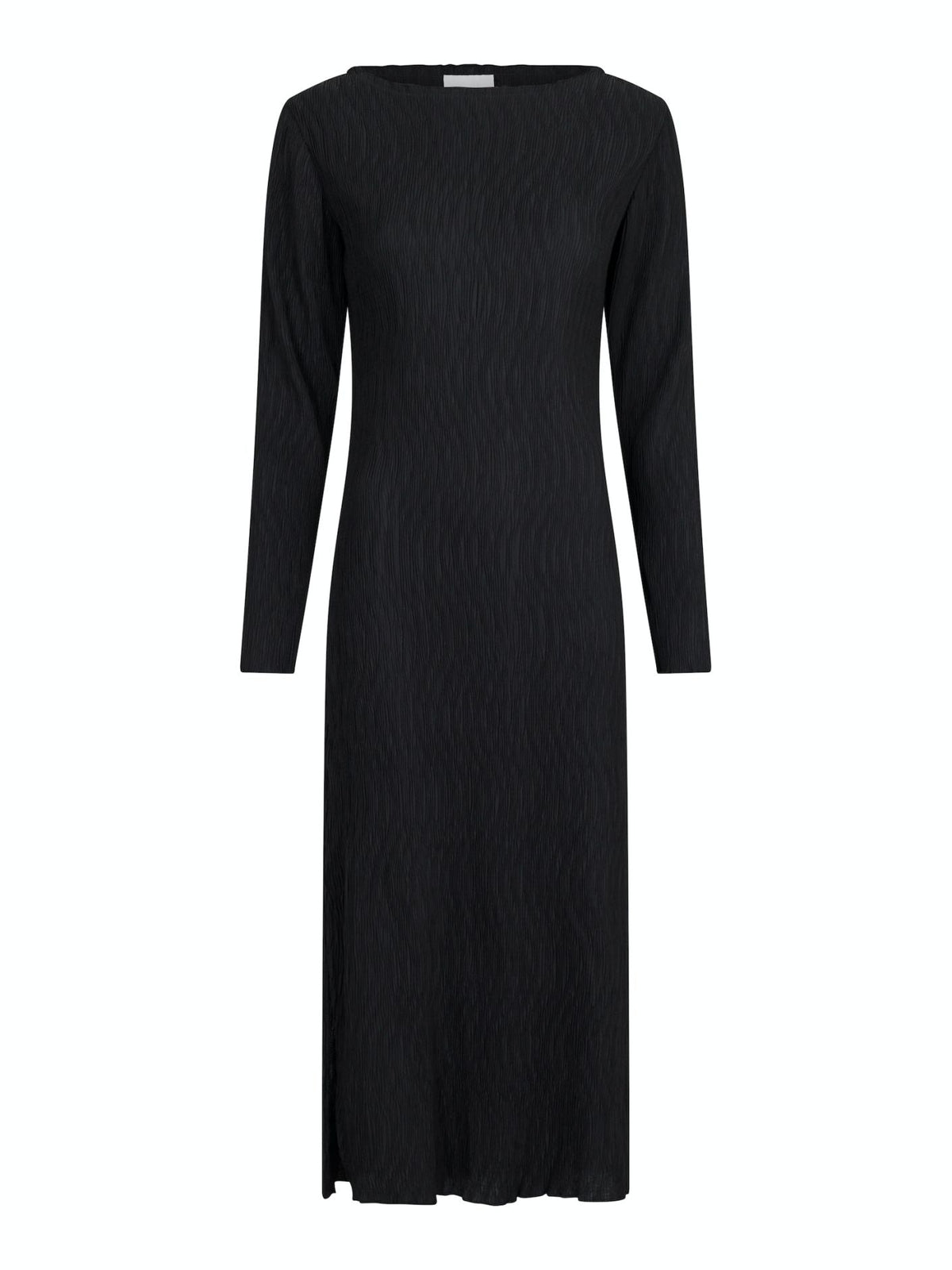 Janine Solid Plisse Dress - Kjoler