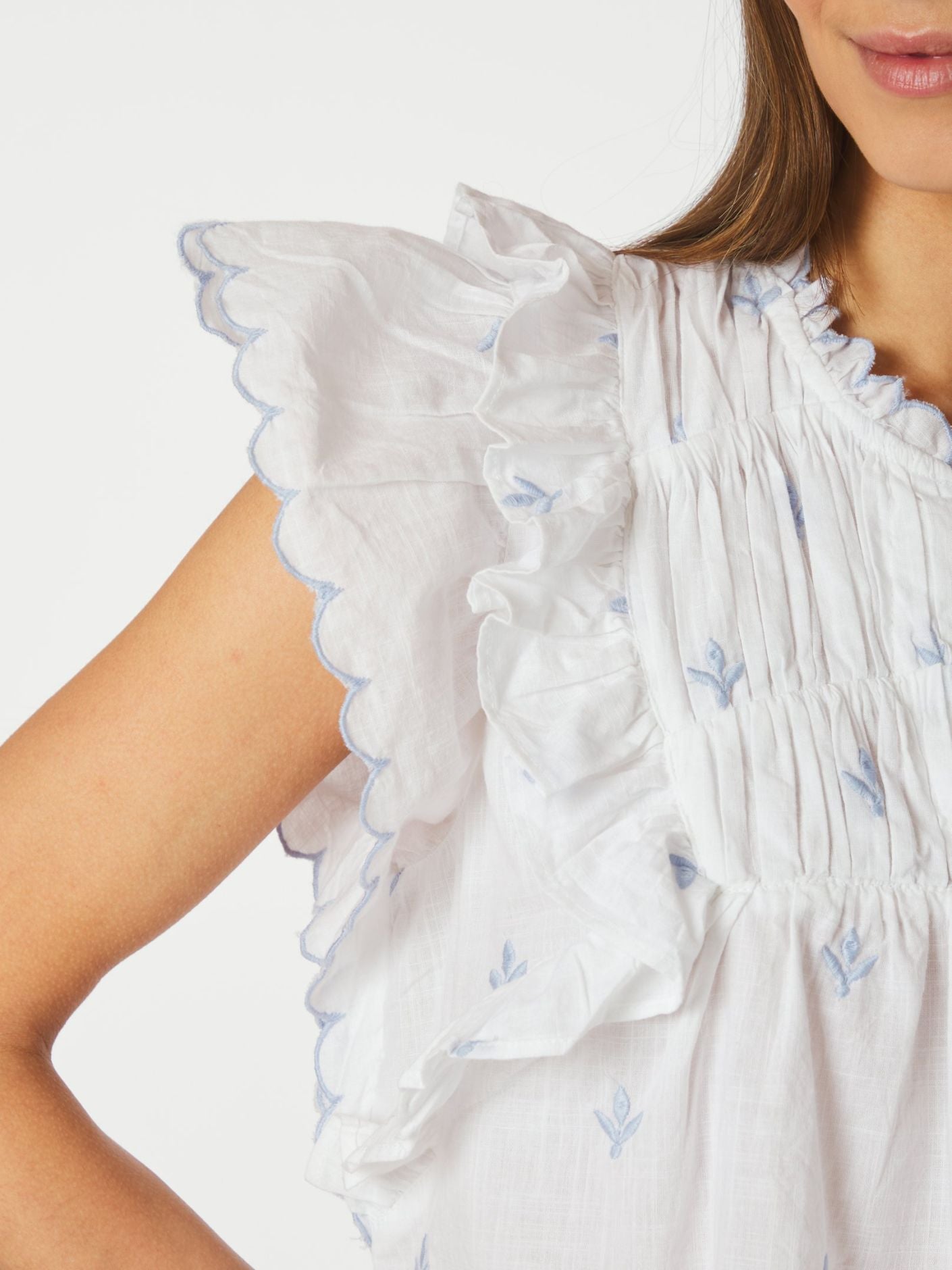 Jayla Embroidery Top - Overdeler