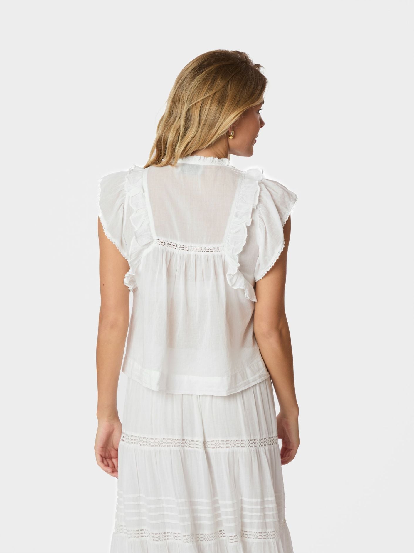 Jayla S Voile Top - Overdeler