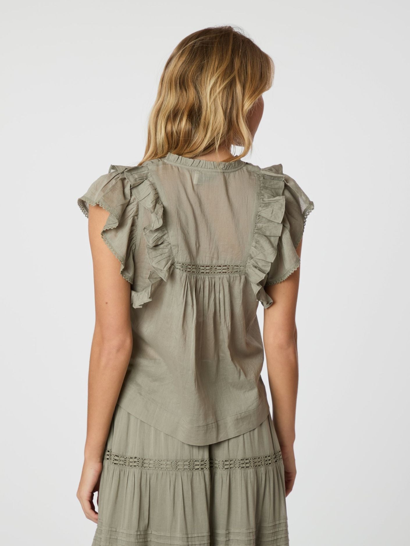 Jayla S Voile Top - Overdeler