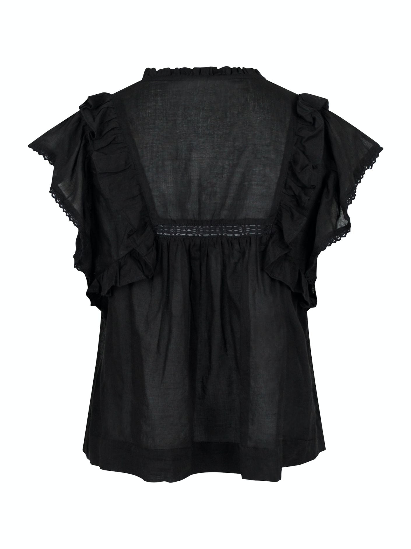 Jayla S Voile Top Overdeler