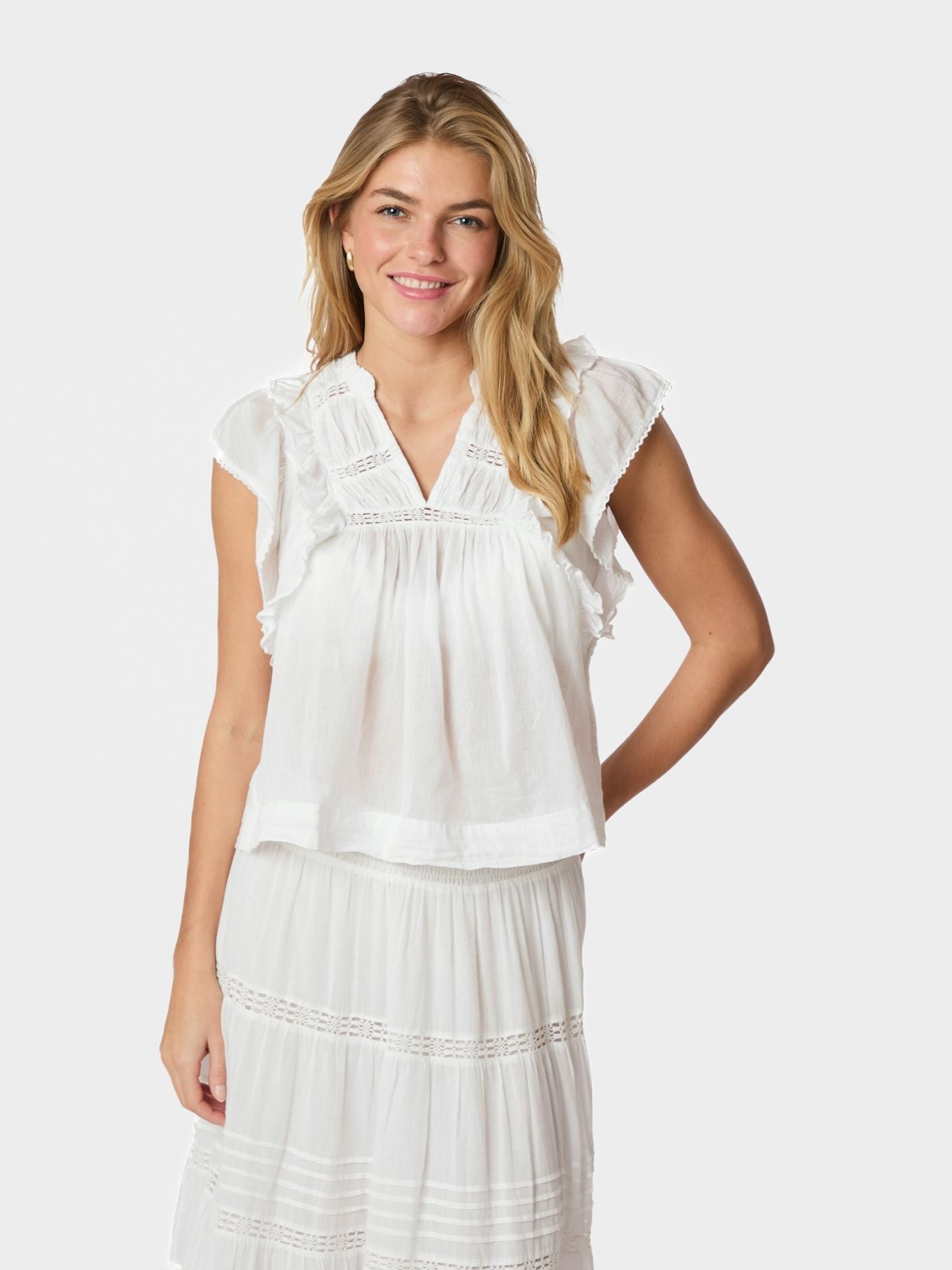 Jayla S Voile Top - Overdeler