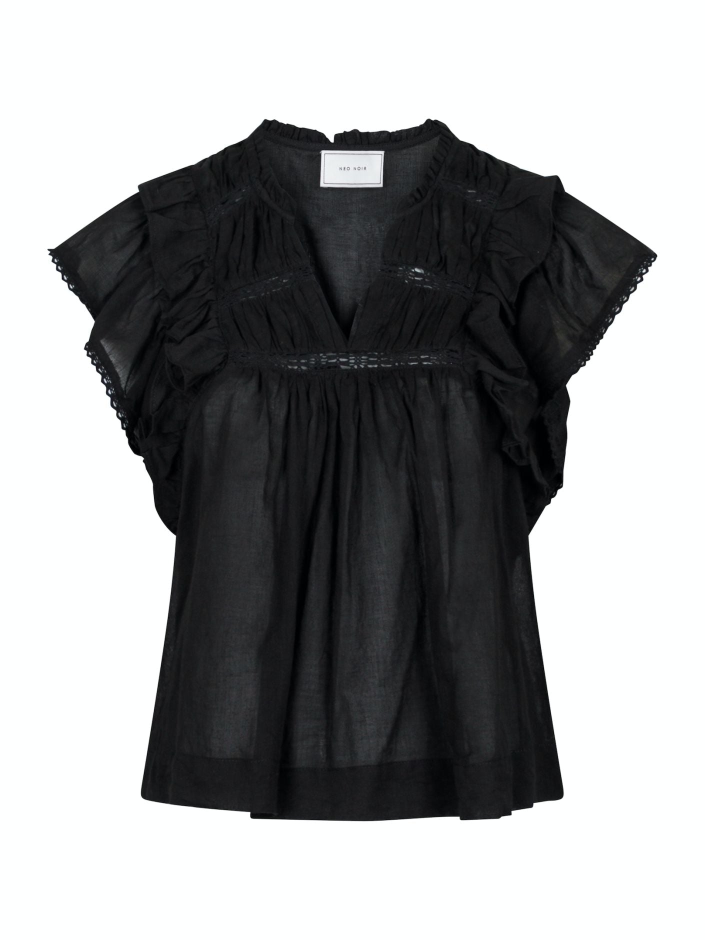 Jayla S Voile Top Overdeler