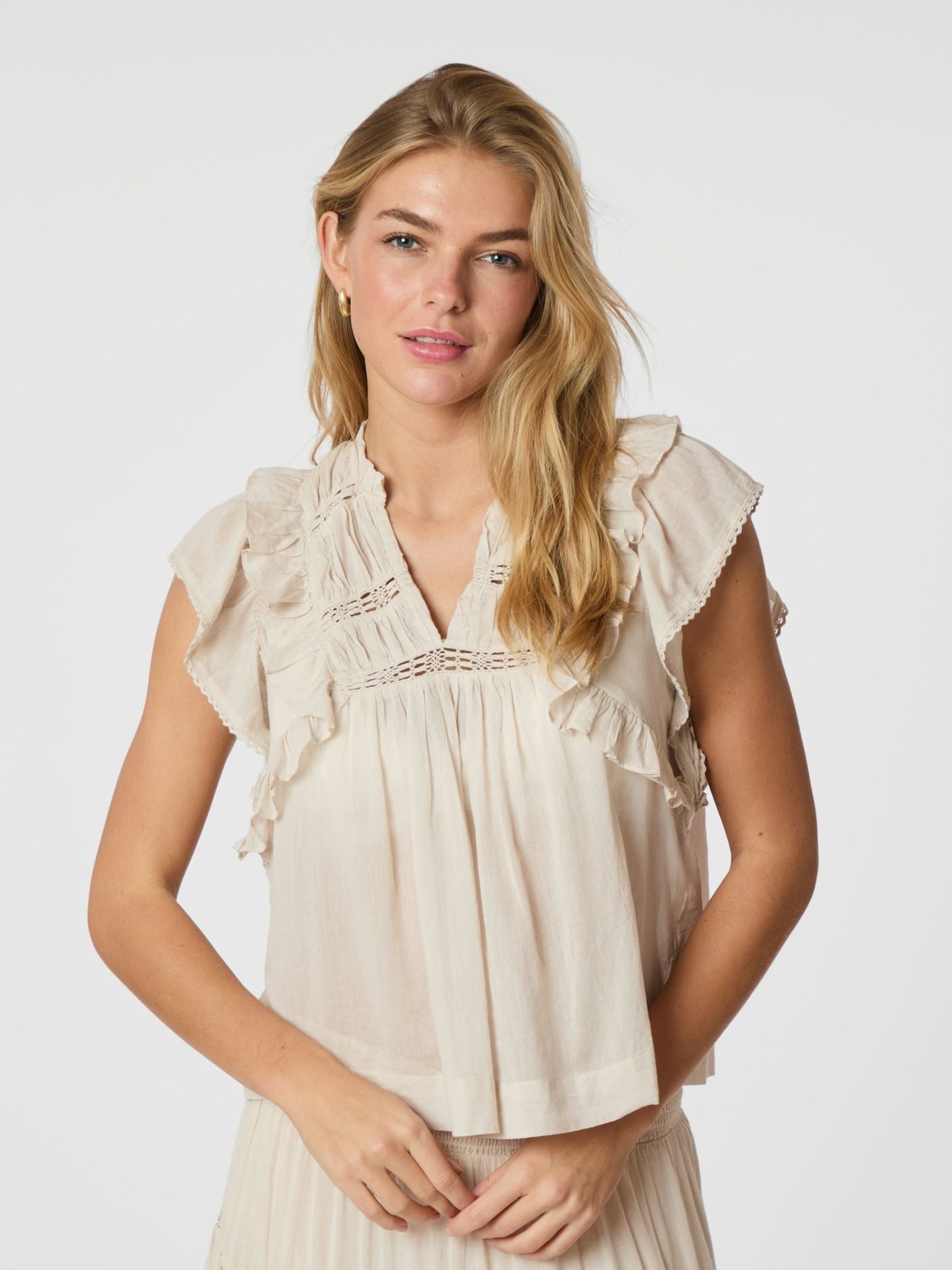 Jayla S Voile Top - Overdeler