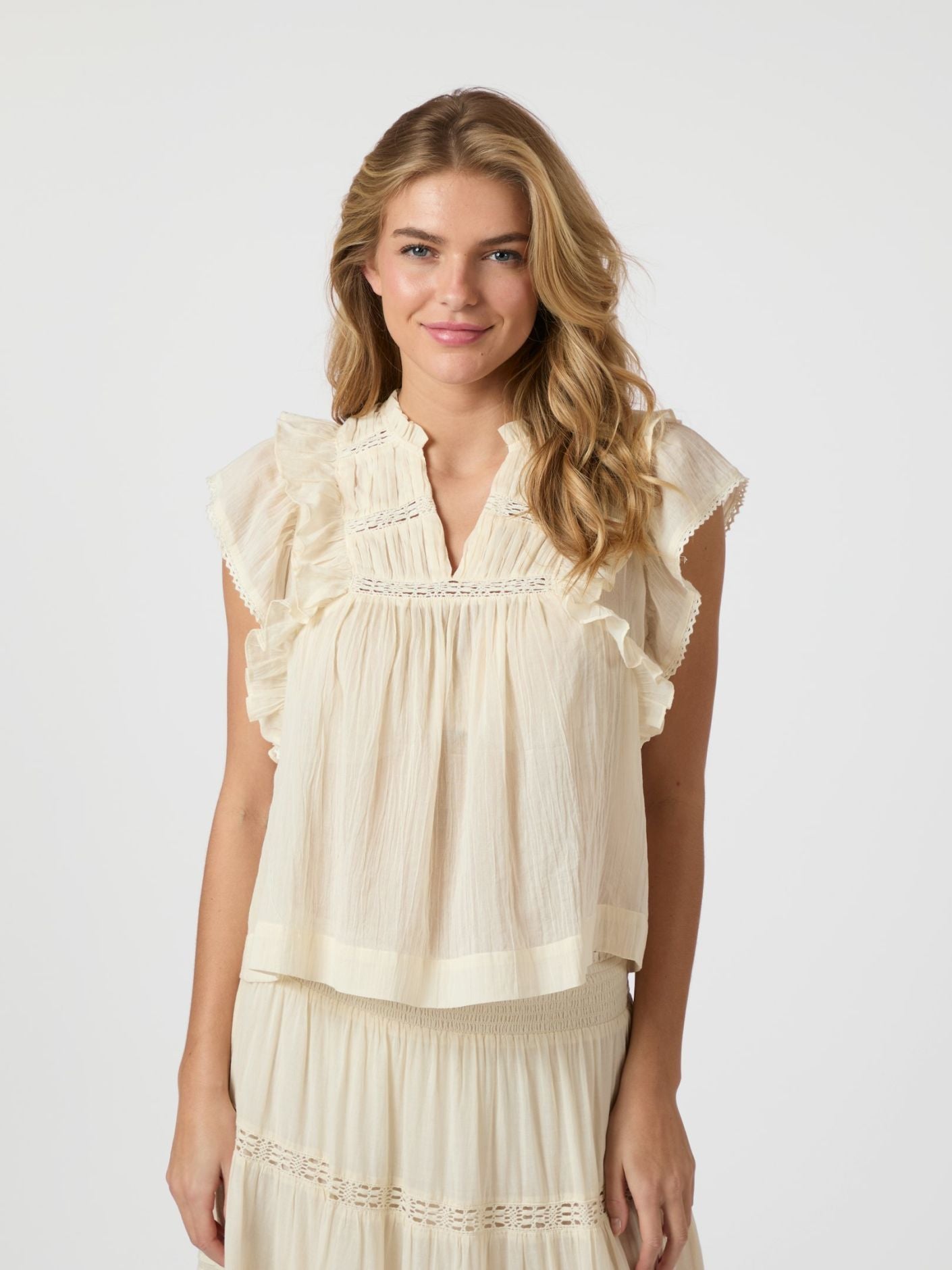 Jayla S Voile Top - Overdeler