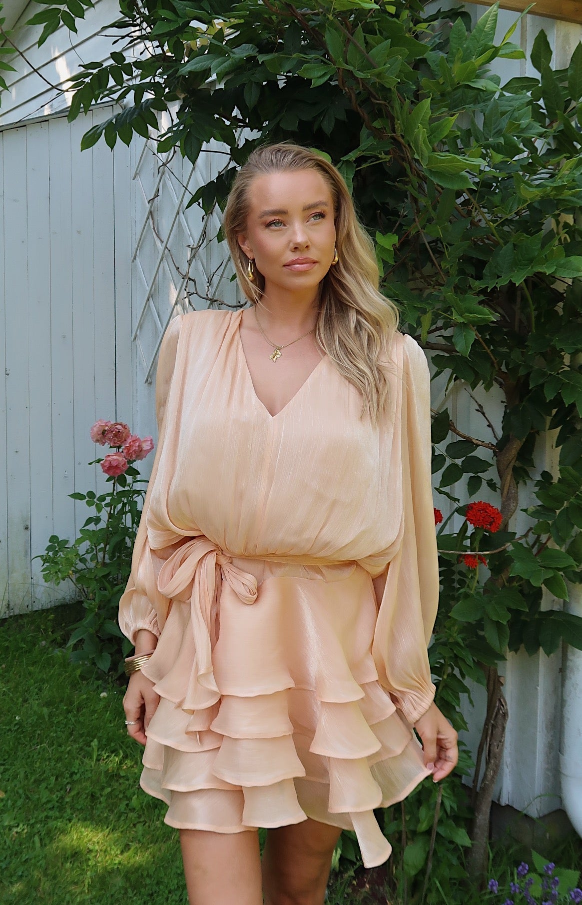 Josephine Ruffle Dress - Kjoler