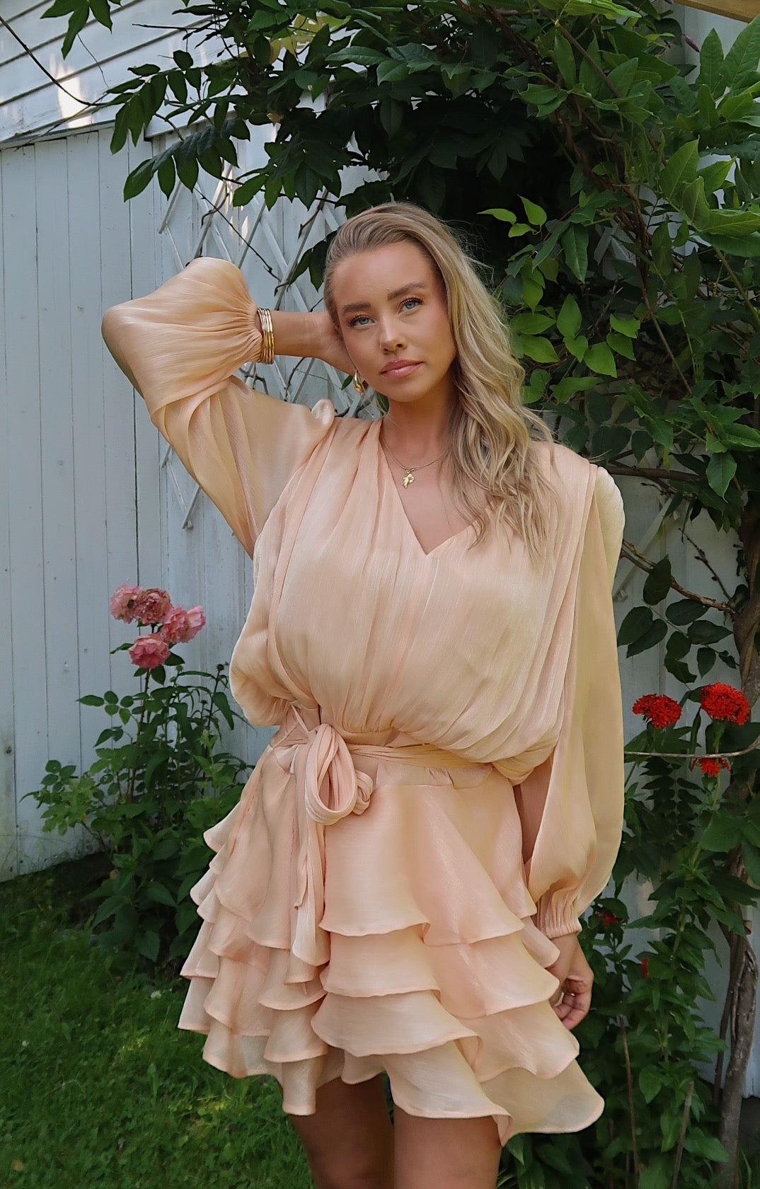 Josephine Ruffle Dress - Kjoler