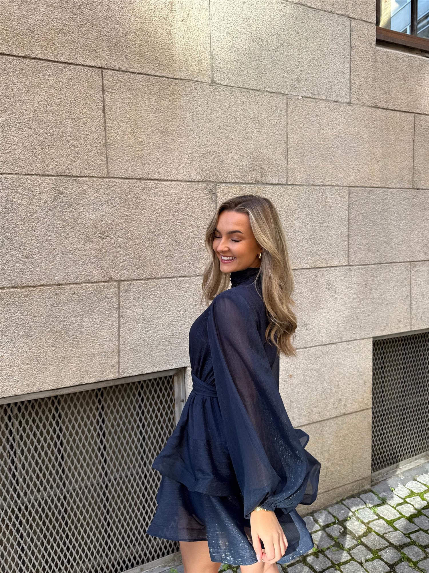 Kelly Minari Dress - Grain Marine - Kjoler