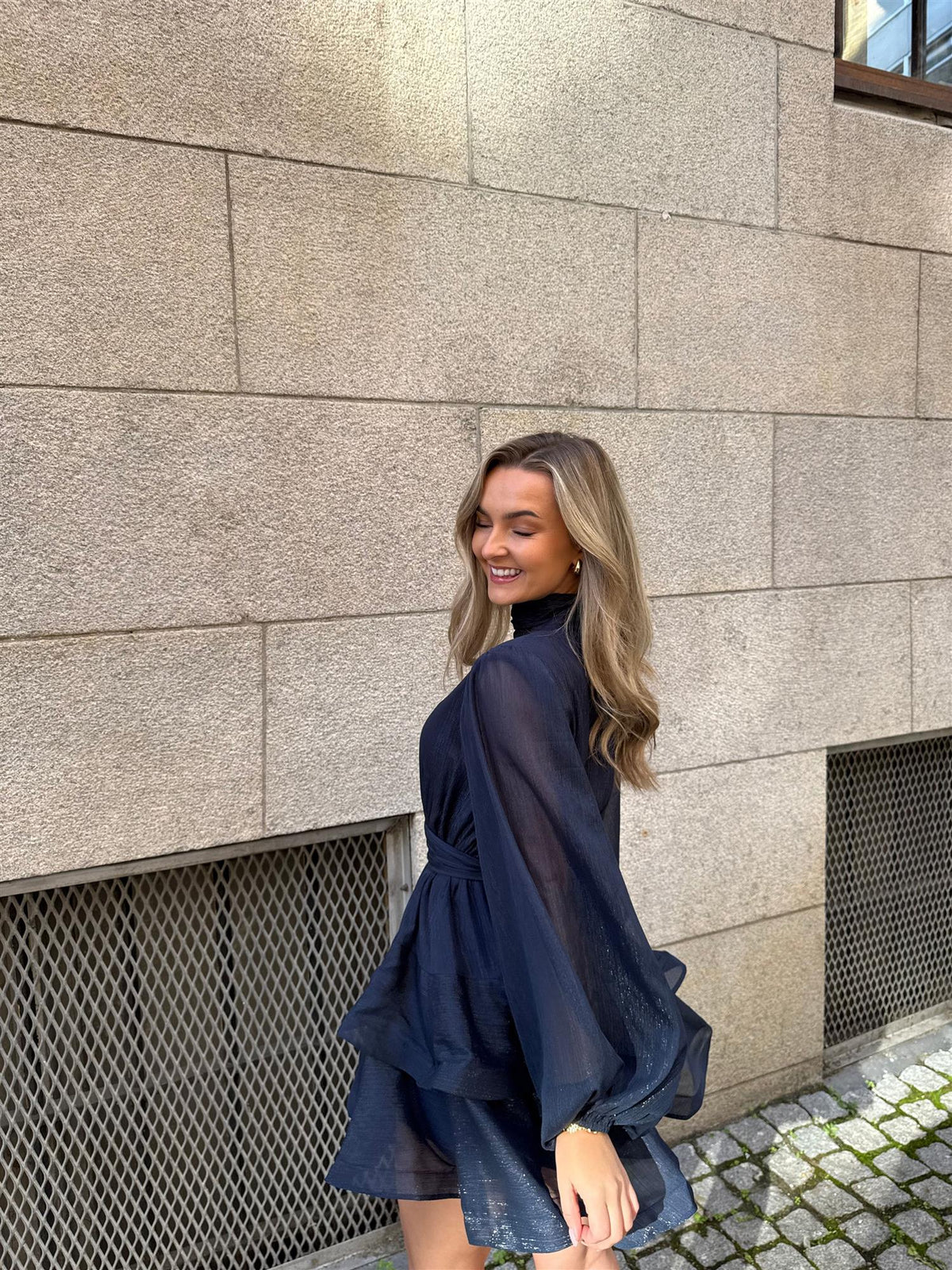 Kelly Minari Dress - Grain Marine - Kjoler