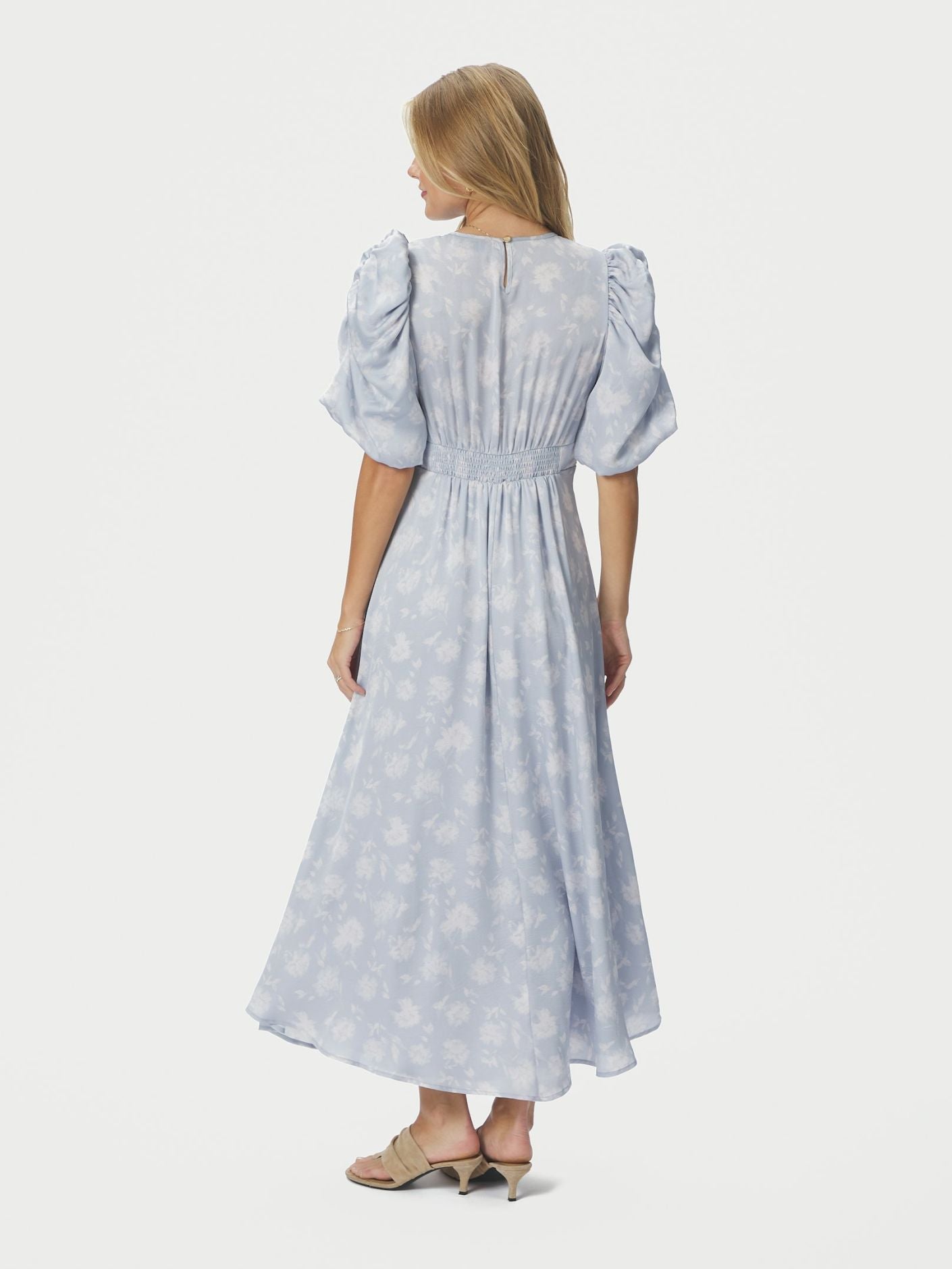 Kikka Faded Flower Dress - Kjoler