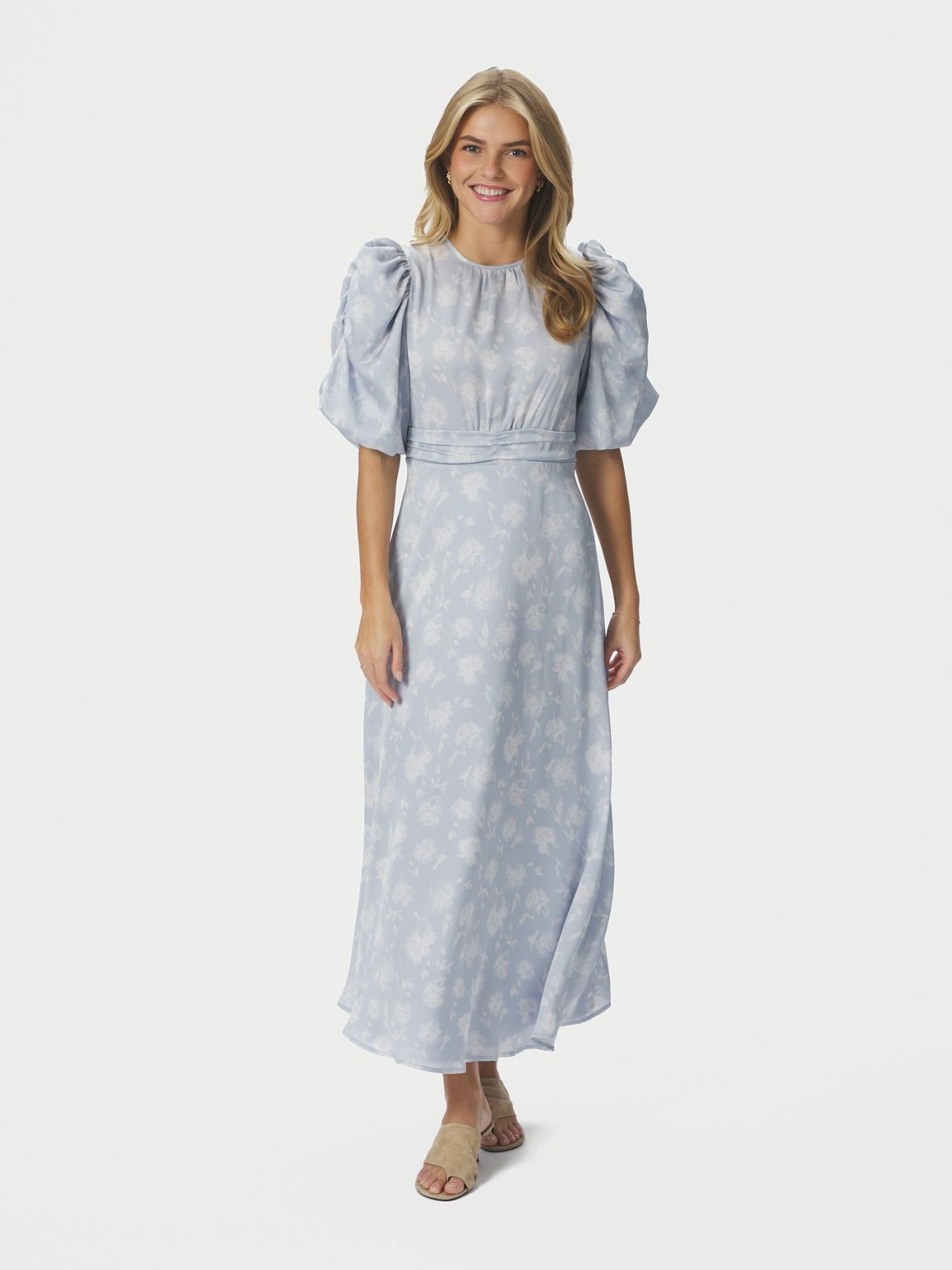 Kikka Faded Flower Dress - Kjoler