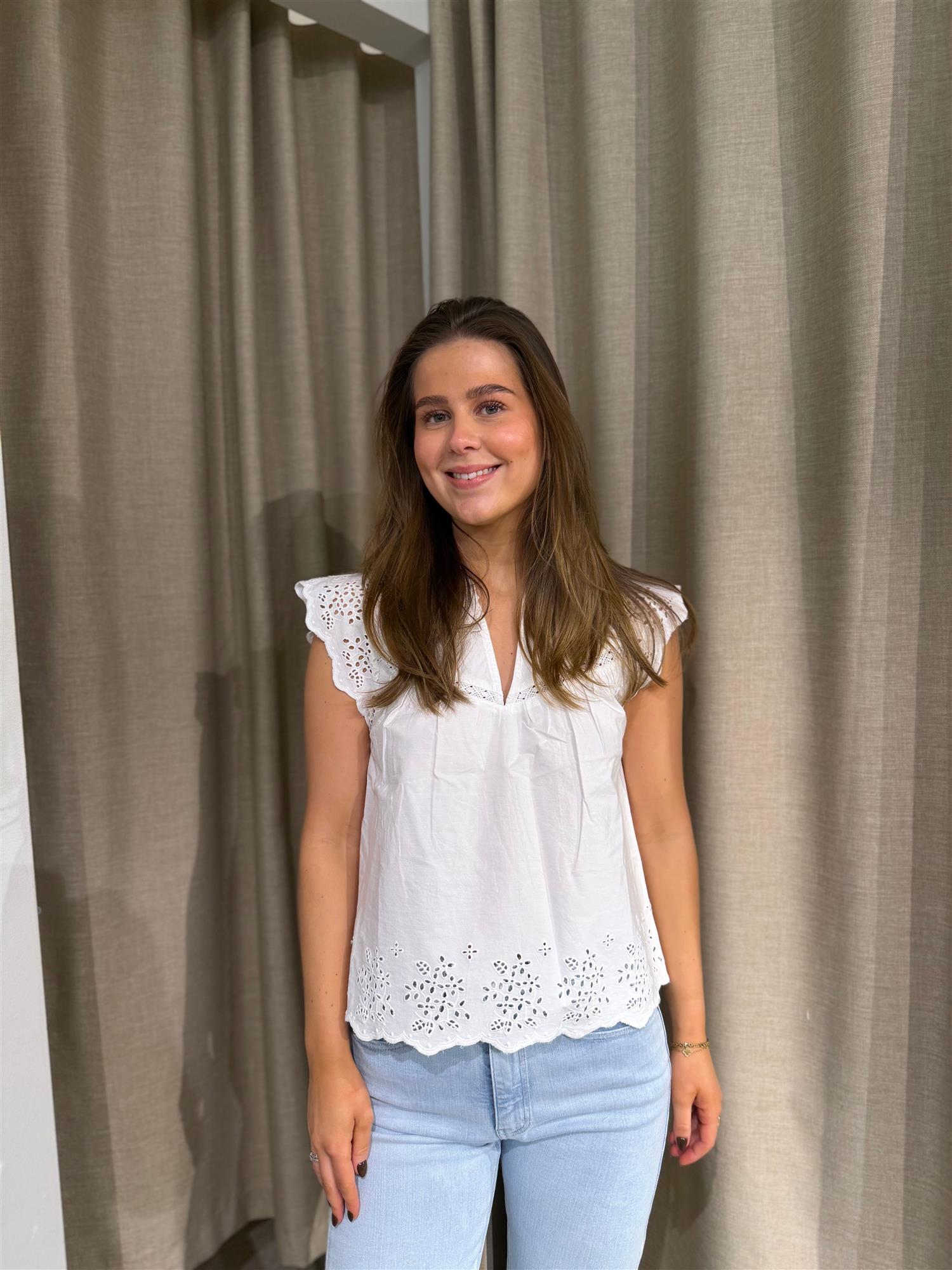Kyoti Embroidery Top - Overdeler