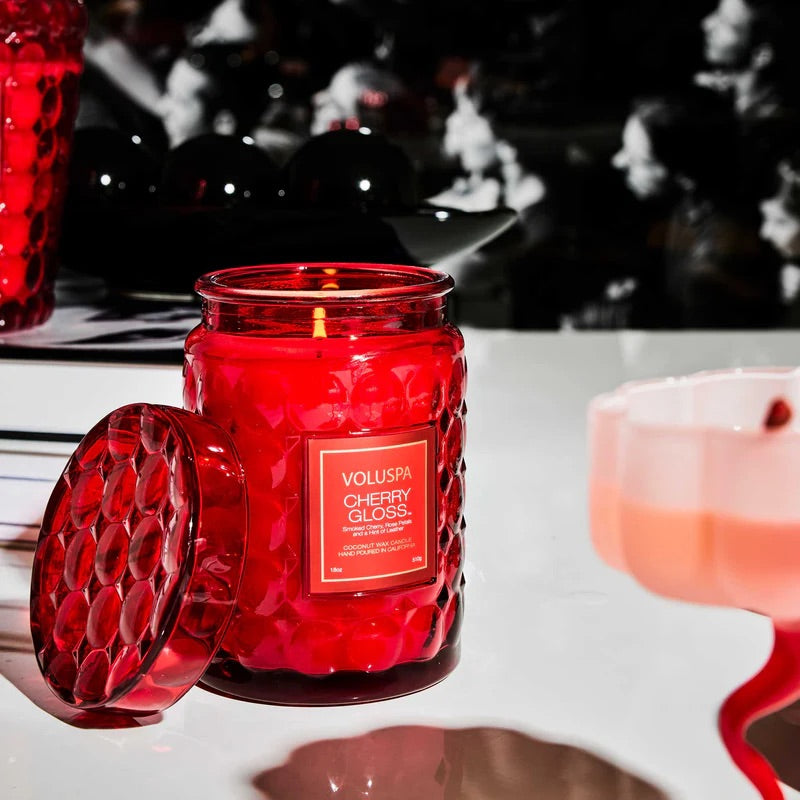 Large Jar Candle 510g - Cherry Gloss - Tilbehør