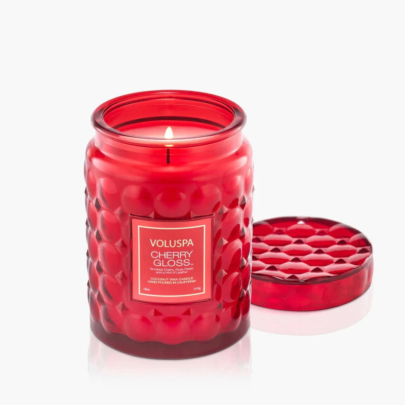 Large Jar Candle 510g - Cherry Gloss - Tilbehør