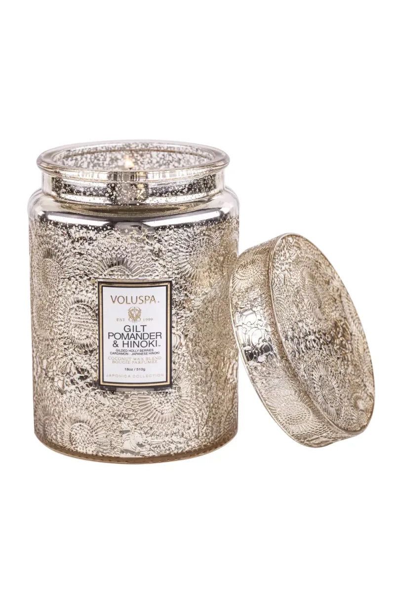 Large Jar Candle 510g - Gilt Pomander & Hinoki - Tilbehør