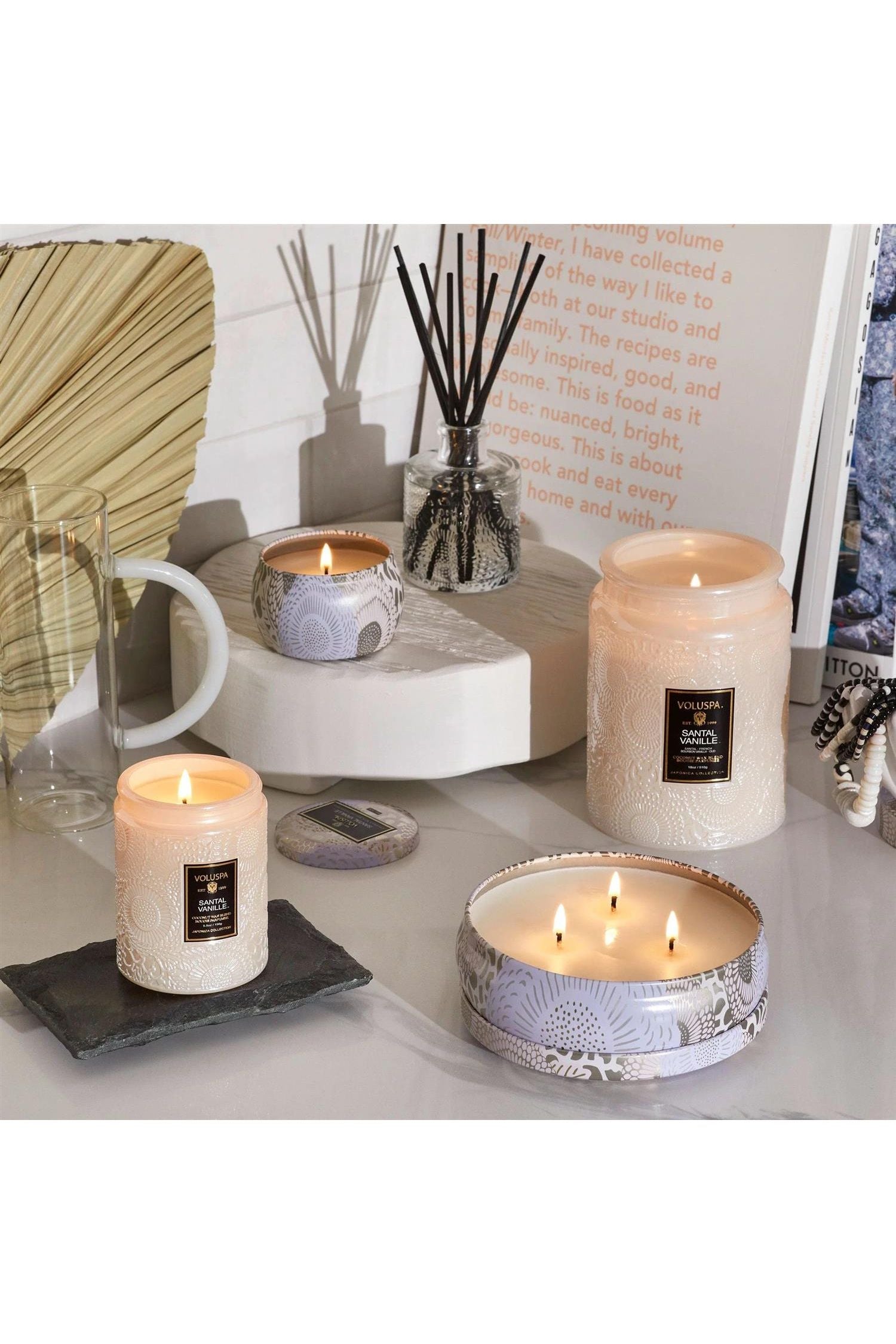 Large Jar Candle 510g - Santal Vanille - Tilbehør