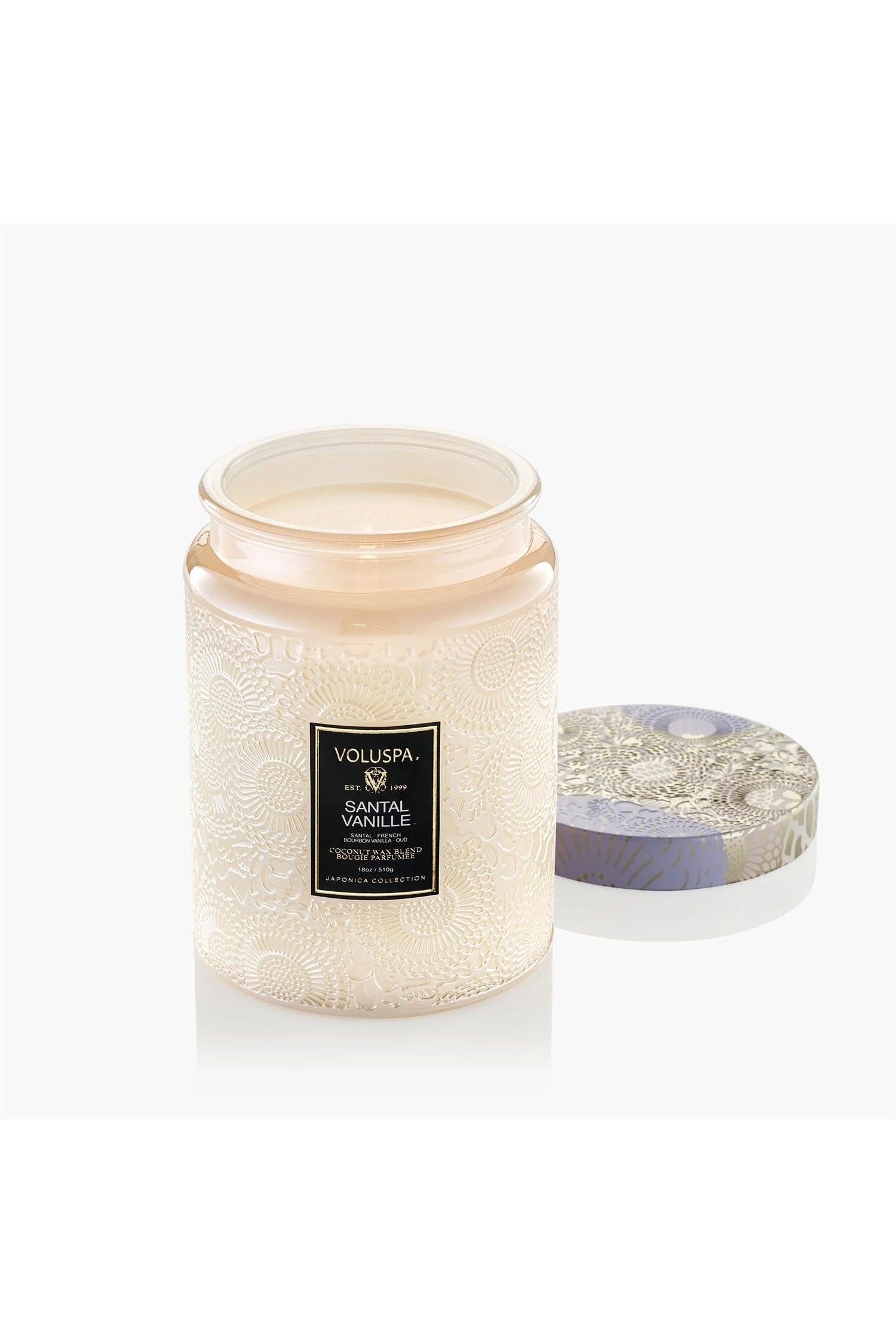 Large Jar Candle 510g - Santal Vanille - Tilbehør