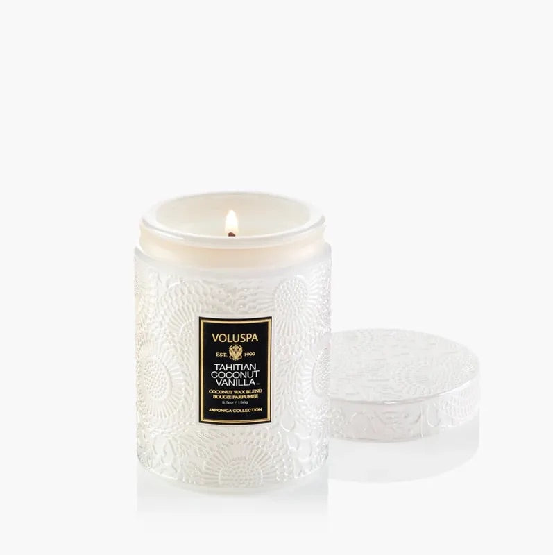 Large Jar Candle 510g - Tahitian Coconut Vanilla - Tilbehør
