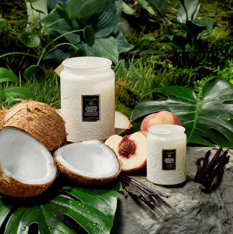 Large Jar Candle 510g - Tahitian Coconut Vanilla - Tilbehør