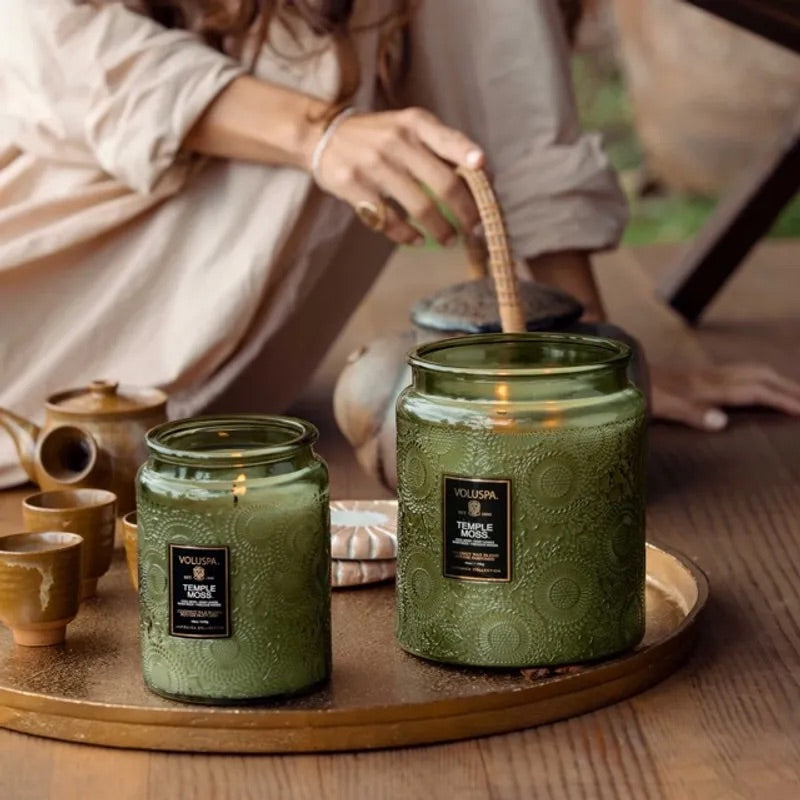 Large Jar Candle 510g - Temple Moss - Tilbehør