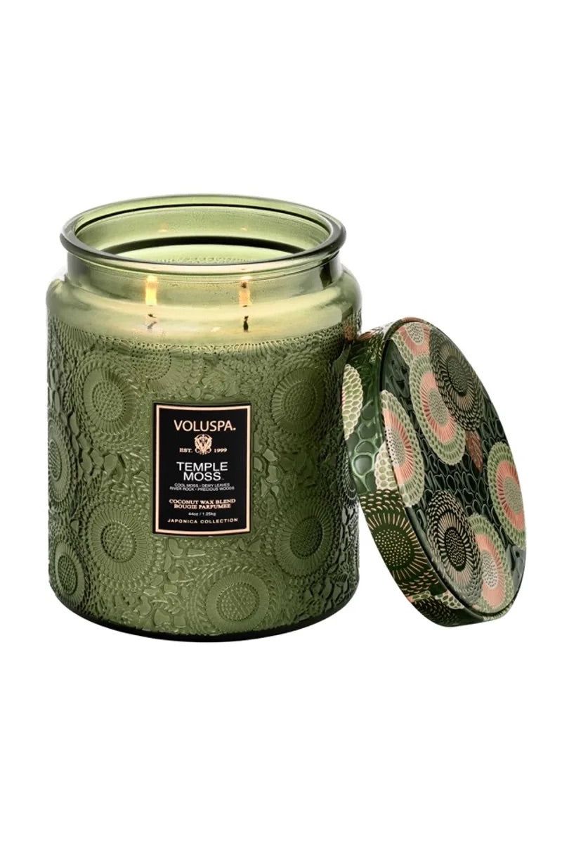 Large Jar Candle 510g - Temple Moss - Tilbehør