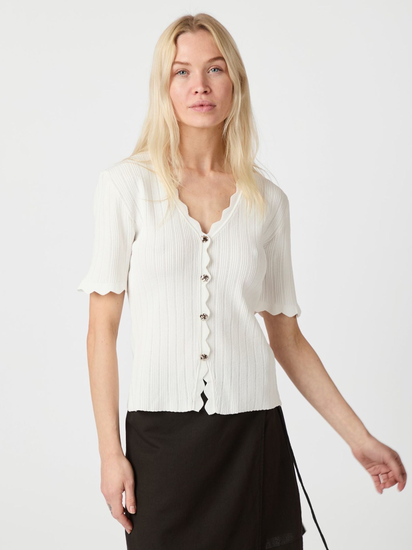 Larifa Stitch Knit Tee - Overdeler