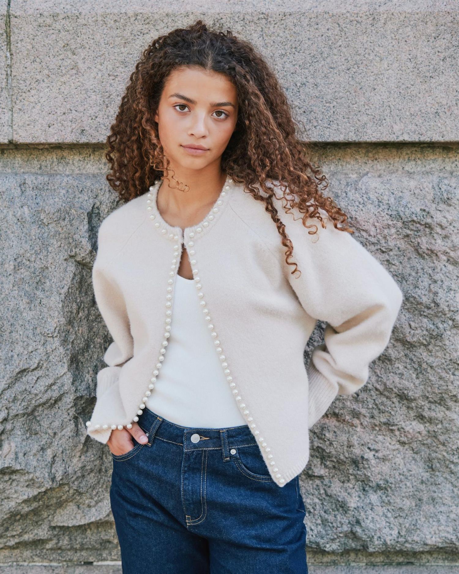 Lilly Pearl Knit Cardigan - Overdeler