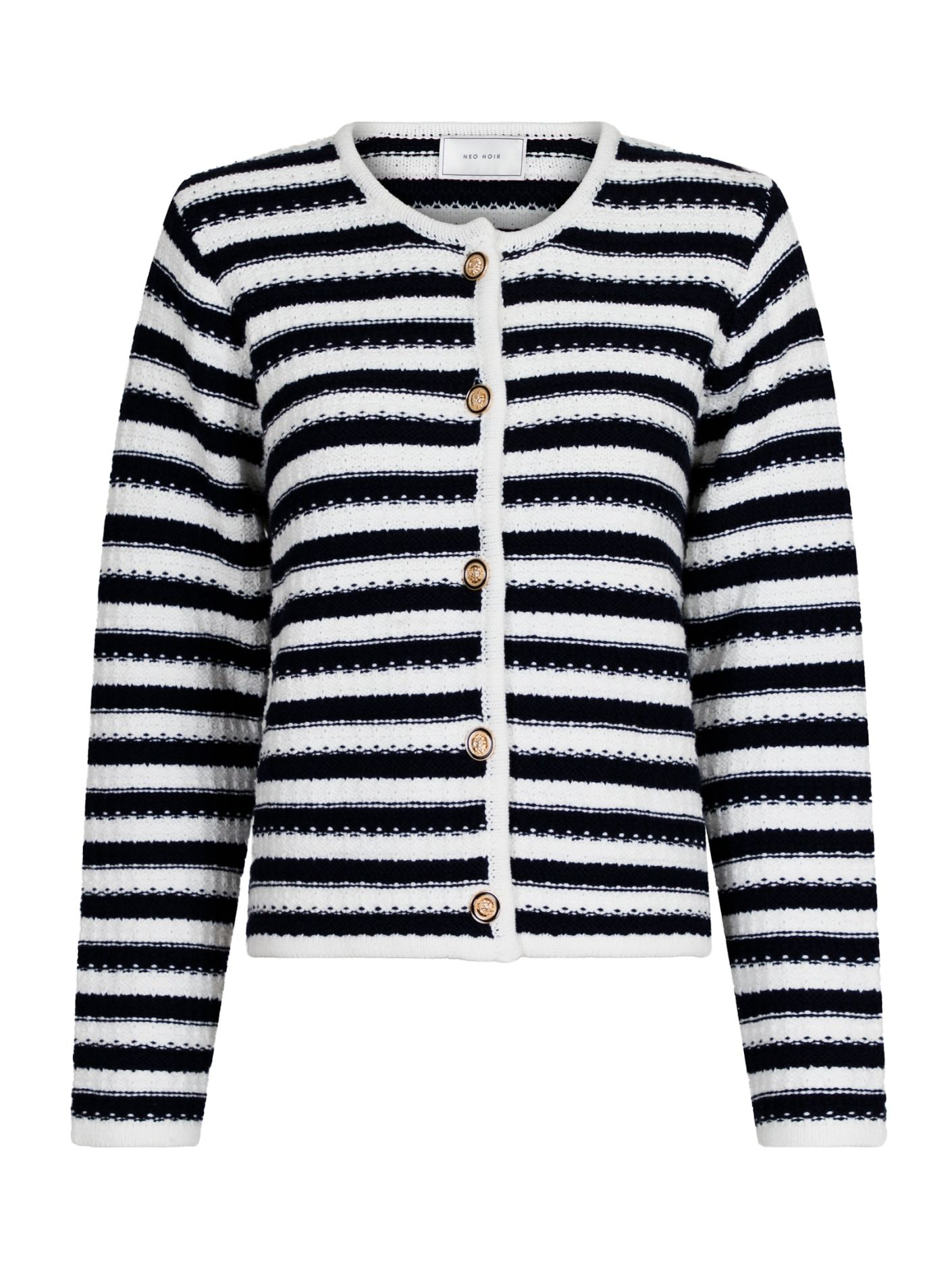 Limone Stripe Knit Jacket - Overdeler