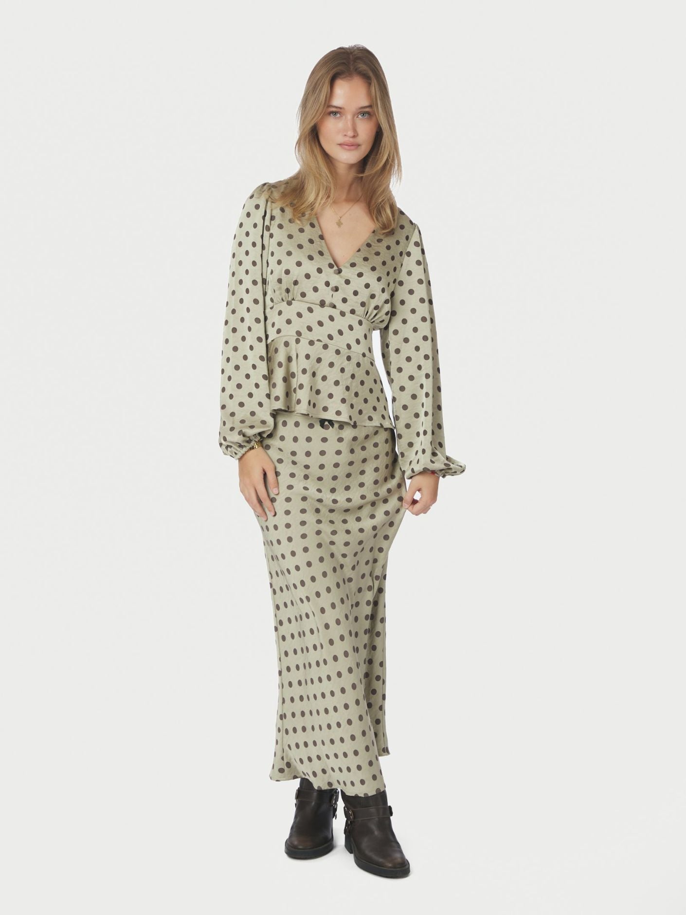 Lola Dotted Skirt - Skjørt