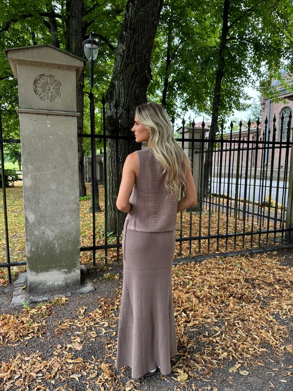 Lyric Crochet Knit Skirt - Skjørt