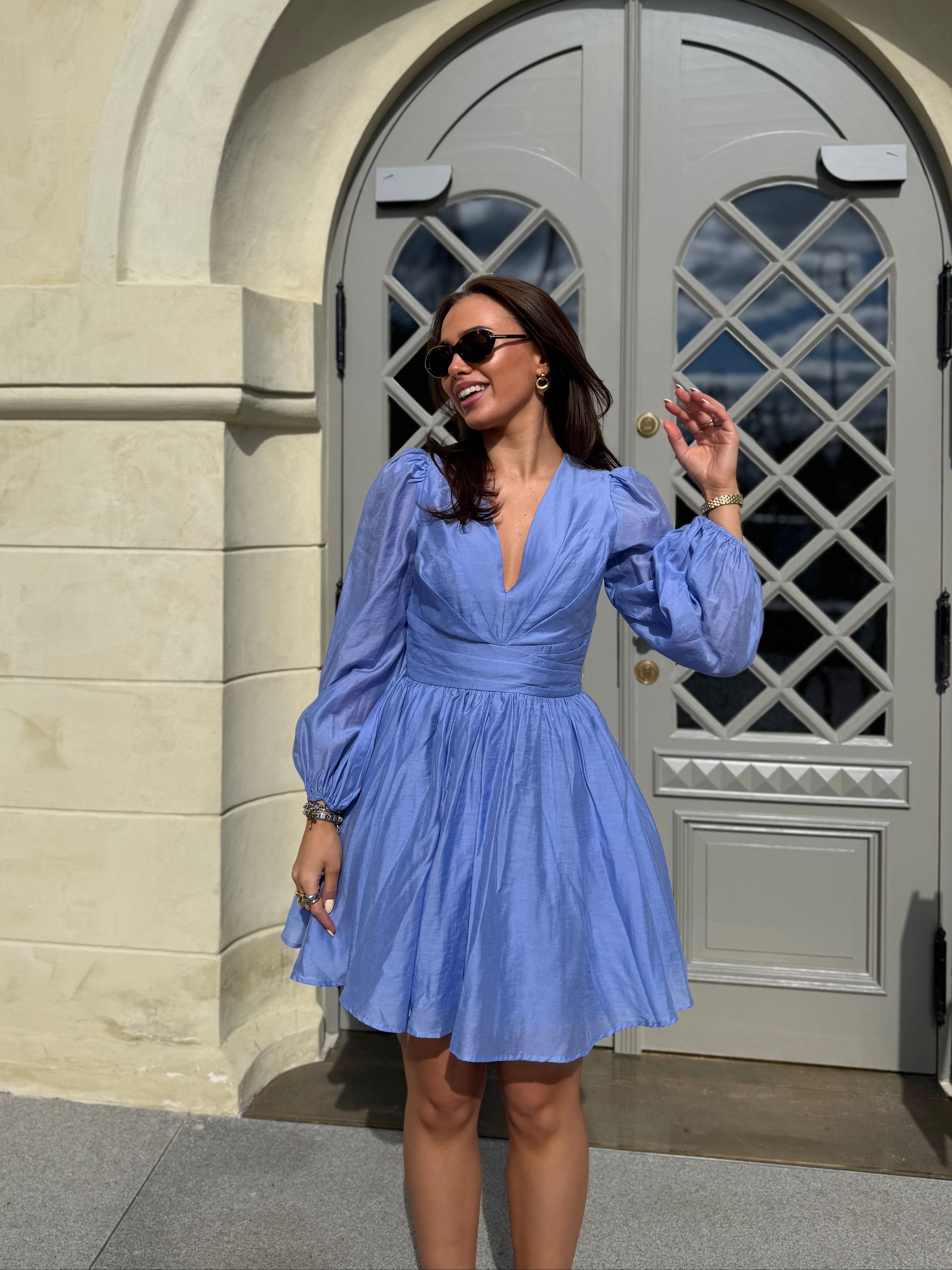Maeve Dress - Sky Blue