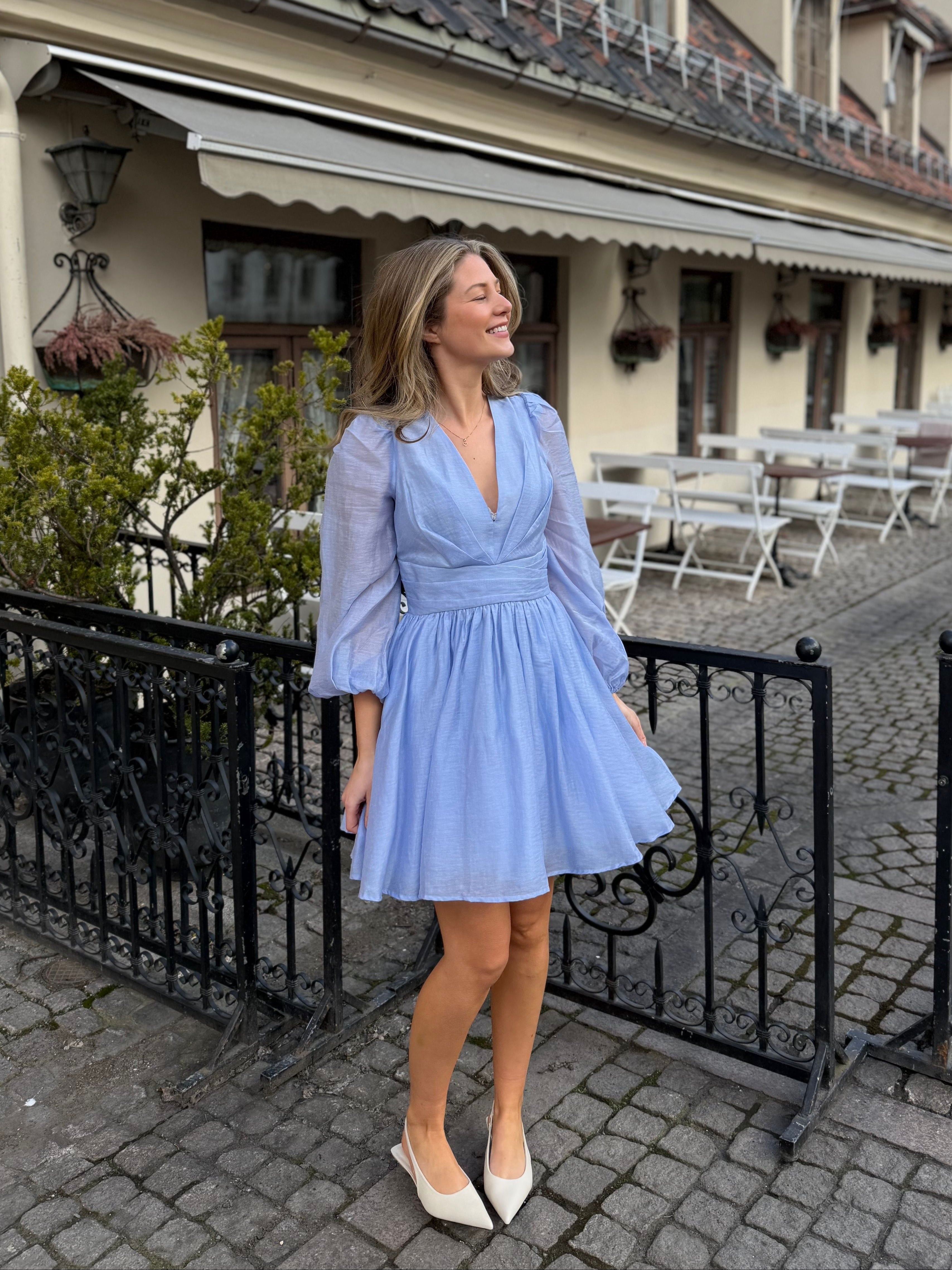 Maeve Dress - Light Blue