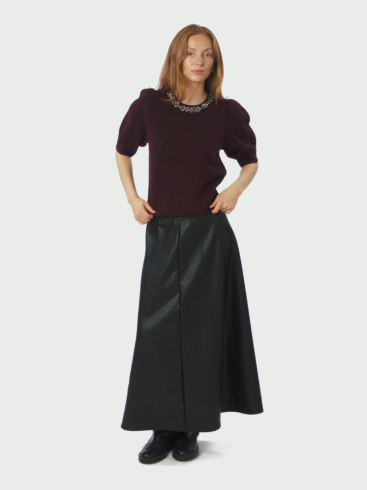 Maia Stone Knit Blouse - Overdeler