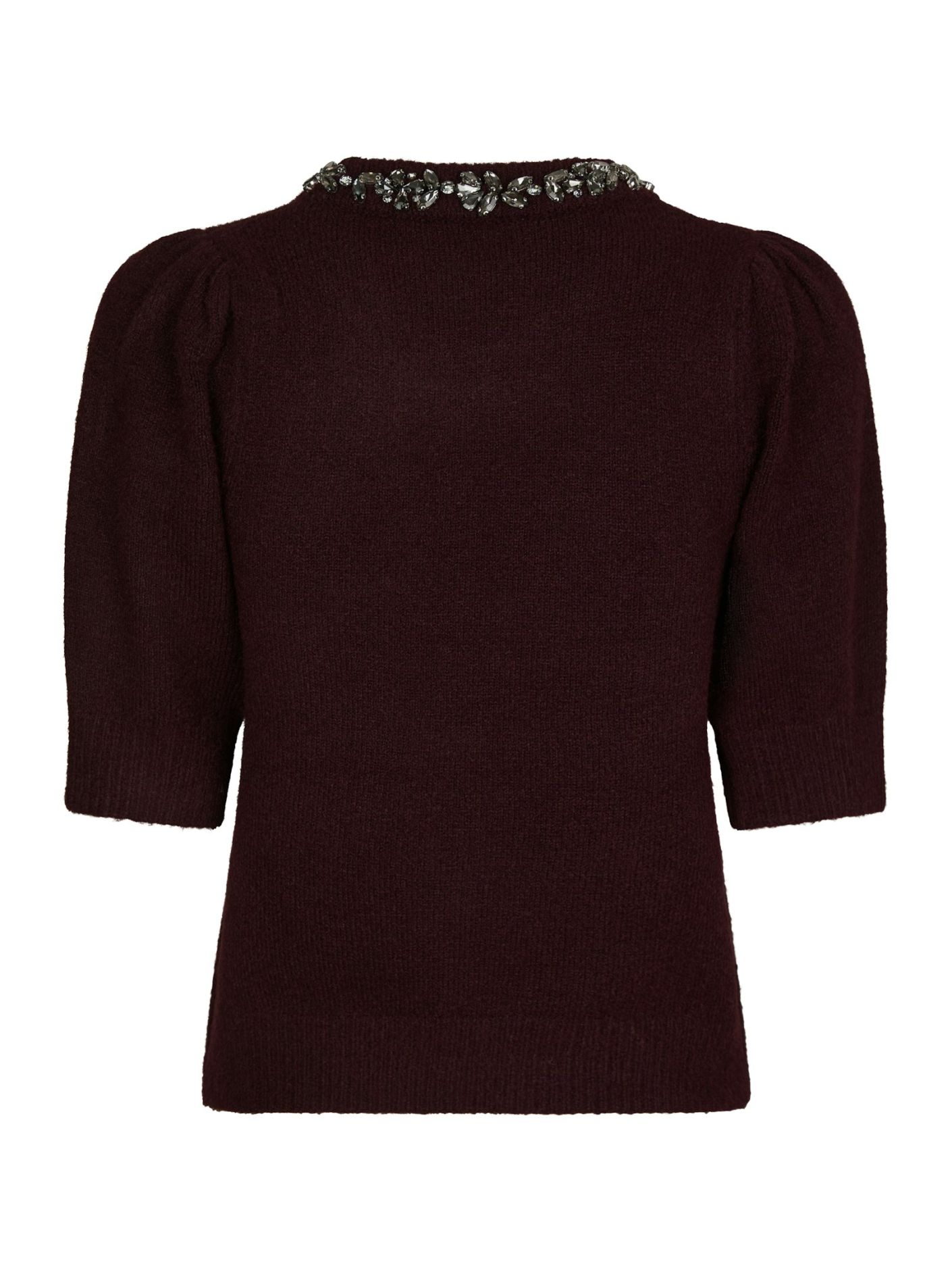 Maia Stone Knit Blouse - Overdeler