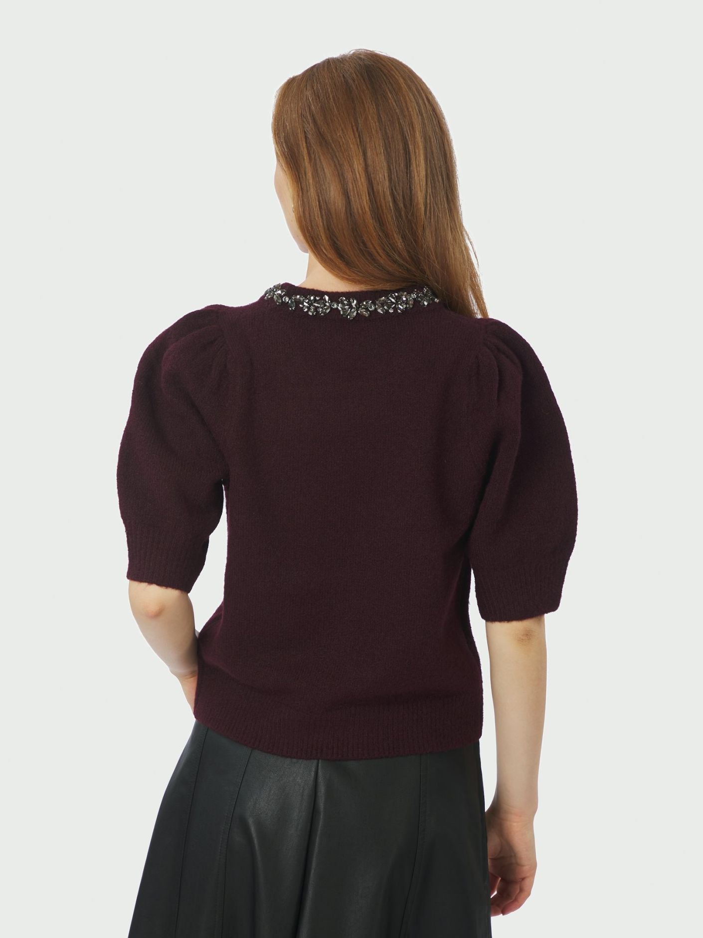 Maia Stone Knit Blouse - Overdeler