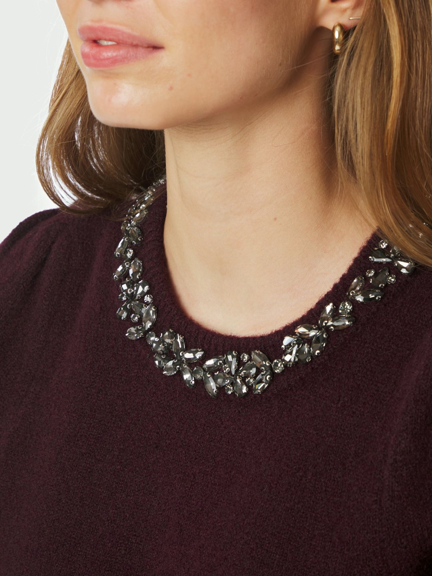 Maia Stone Knit Blouse - Overdeler