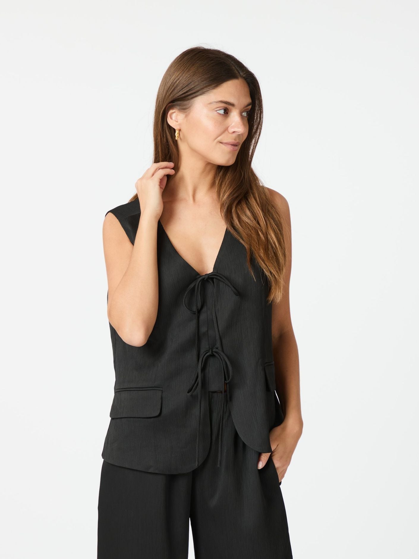 Malino Structure Waistcoat - Overdeler