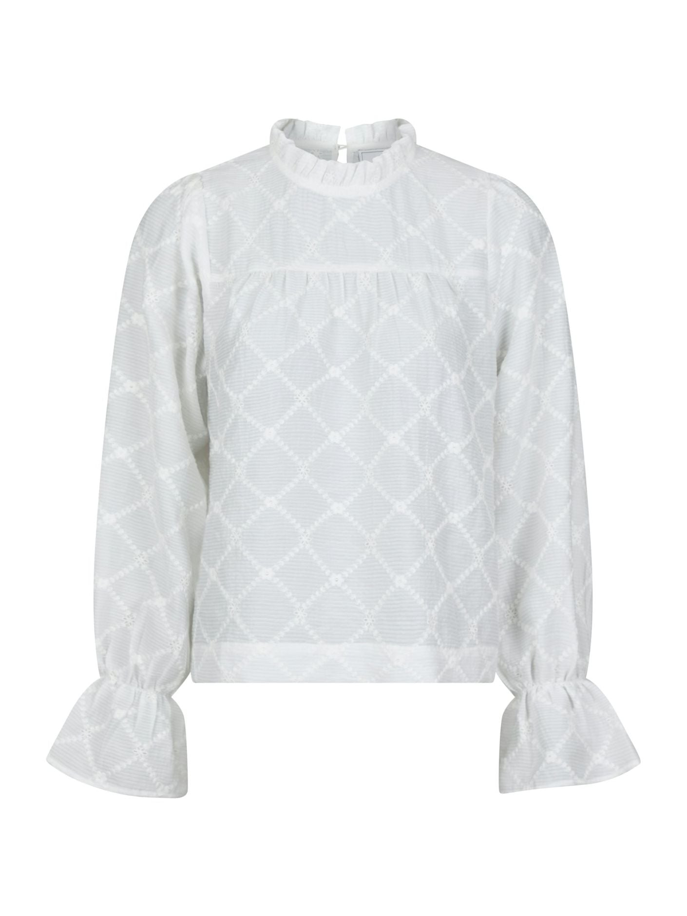 Mamara Square Emb Blouse - Overdeler