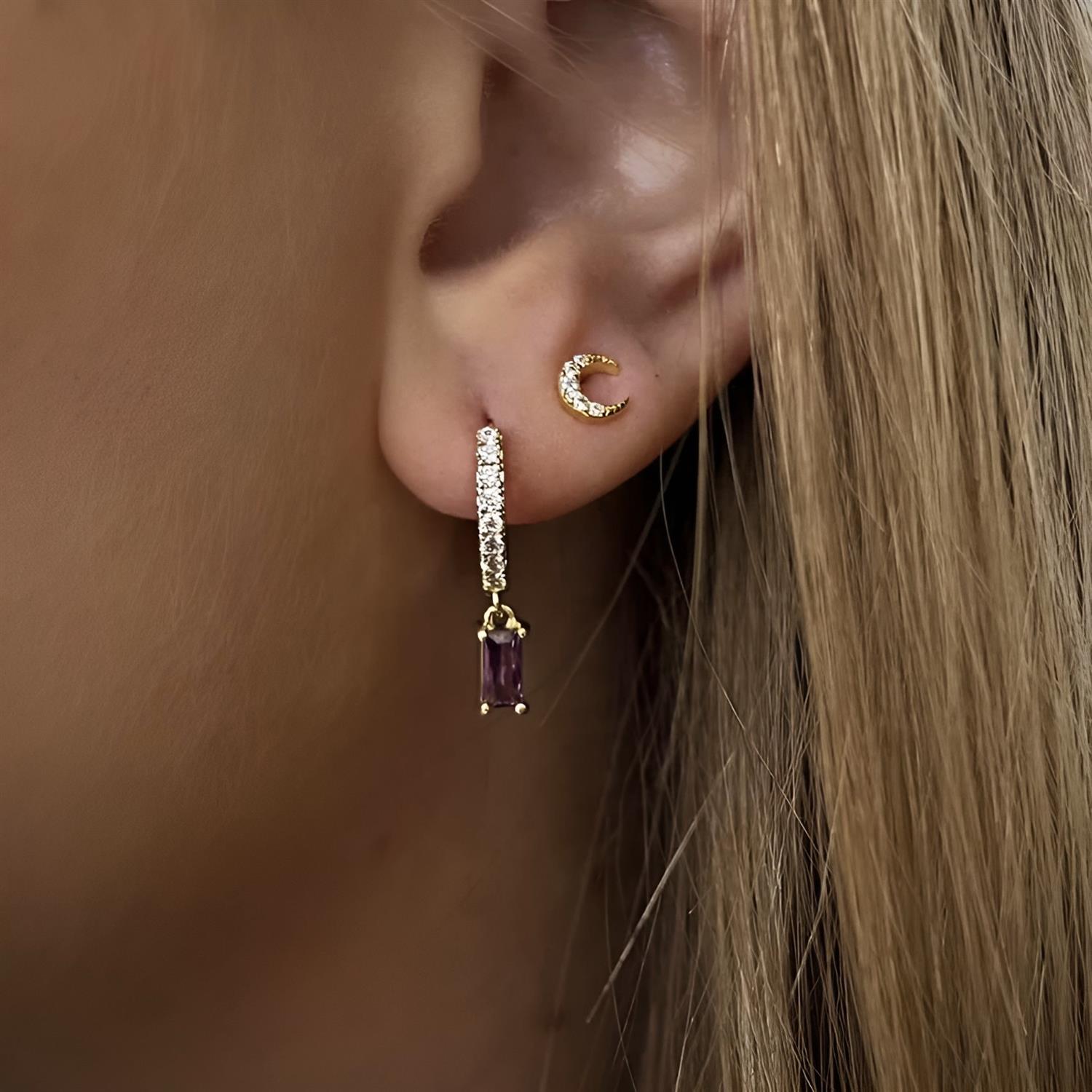 Maria Baguette Earrings Tilbehør