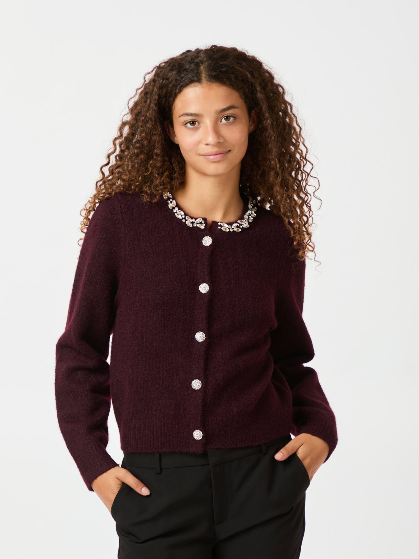 Marie Stone Knit Cardigan Overdeler