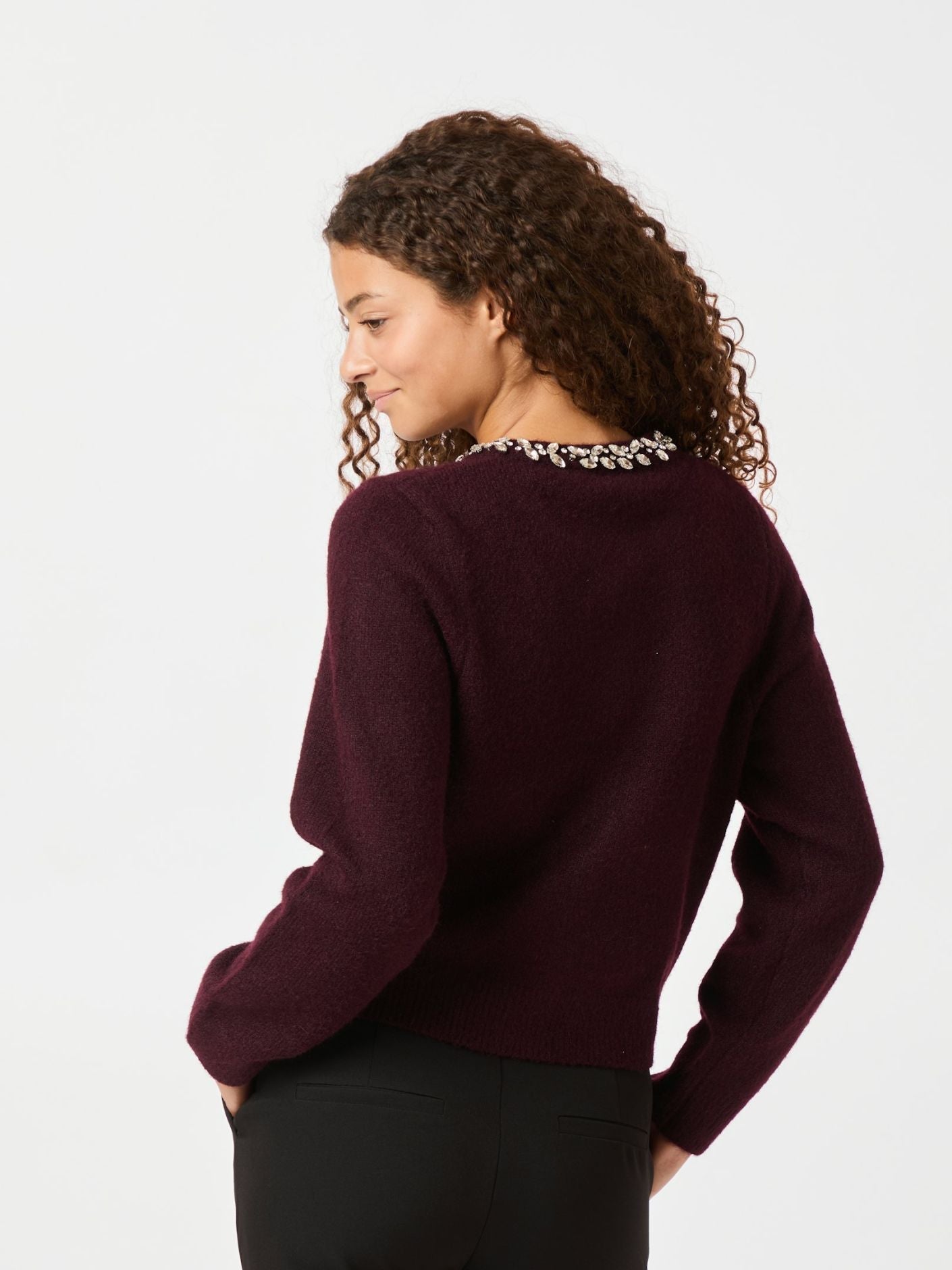 Marie Stone Knit Cardigan Overdeler