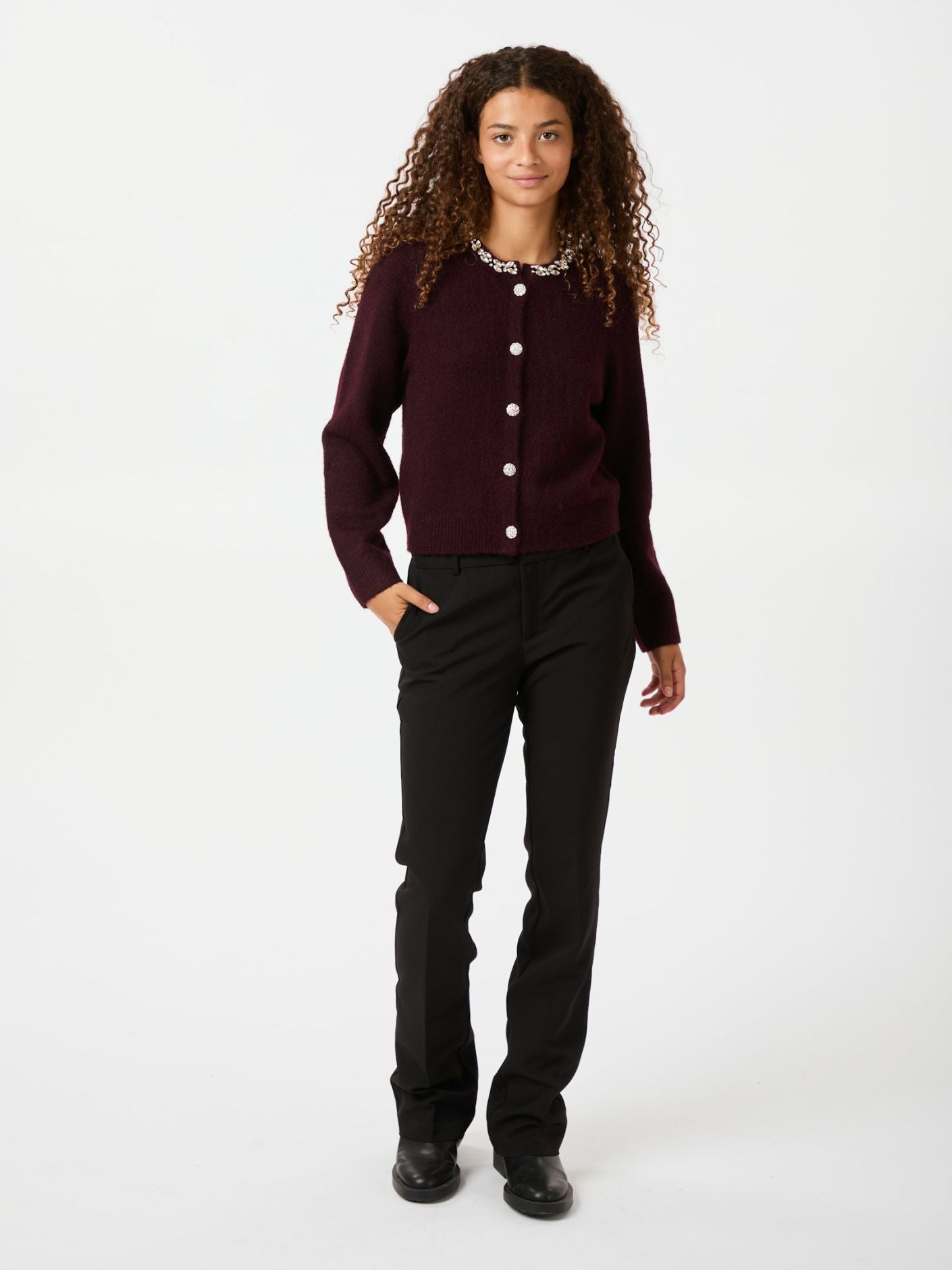 Marie Stone Knit Cardigan Overdeler