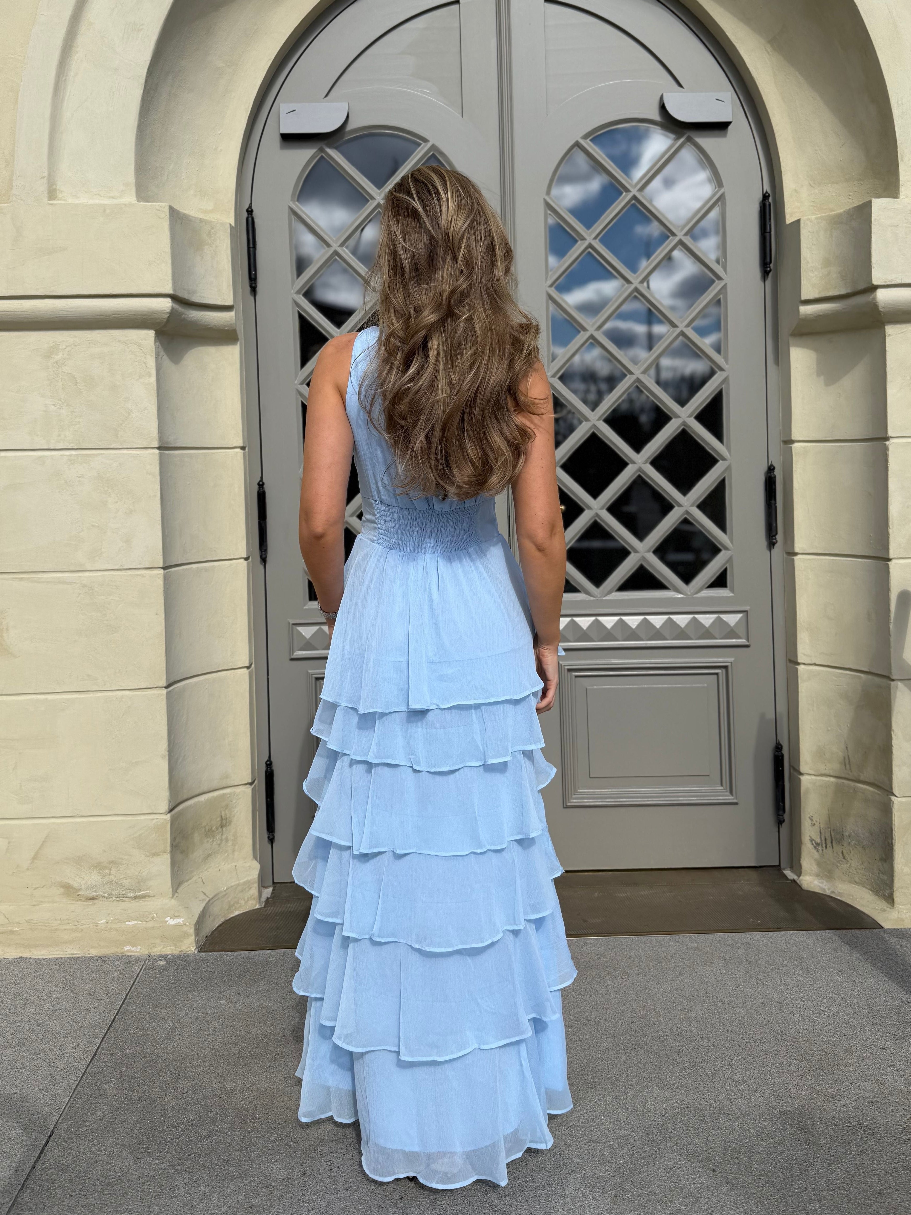 Marli Solid Chiffon Dress