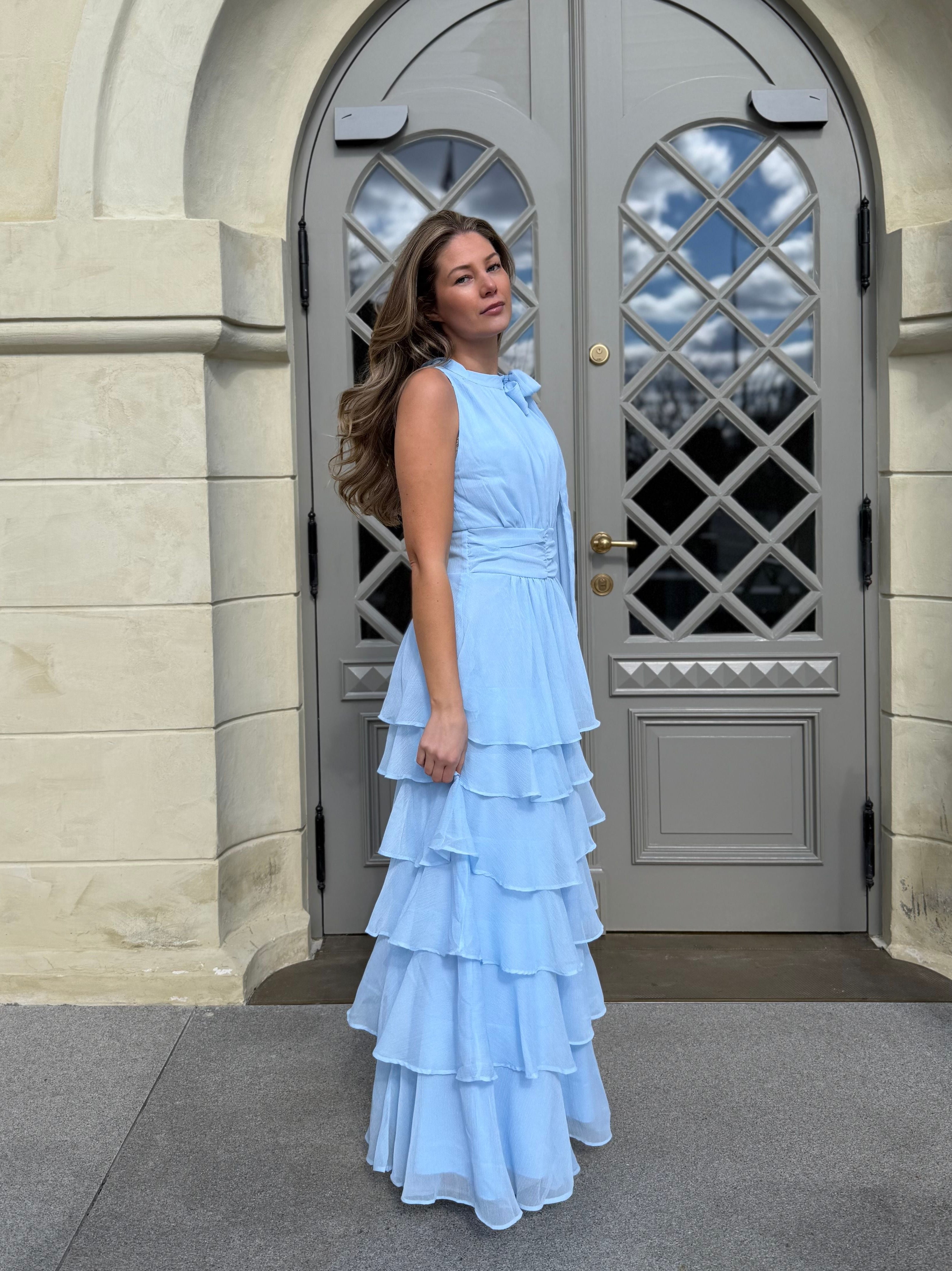 Marli Solid Chiffon Dress