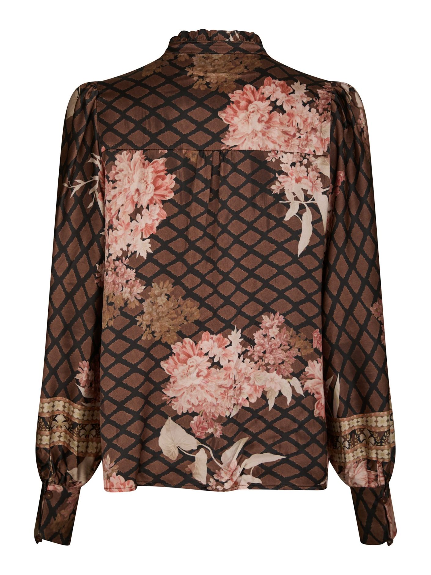 Massima Botanical Border Blouse - Overdeler